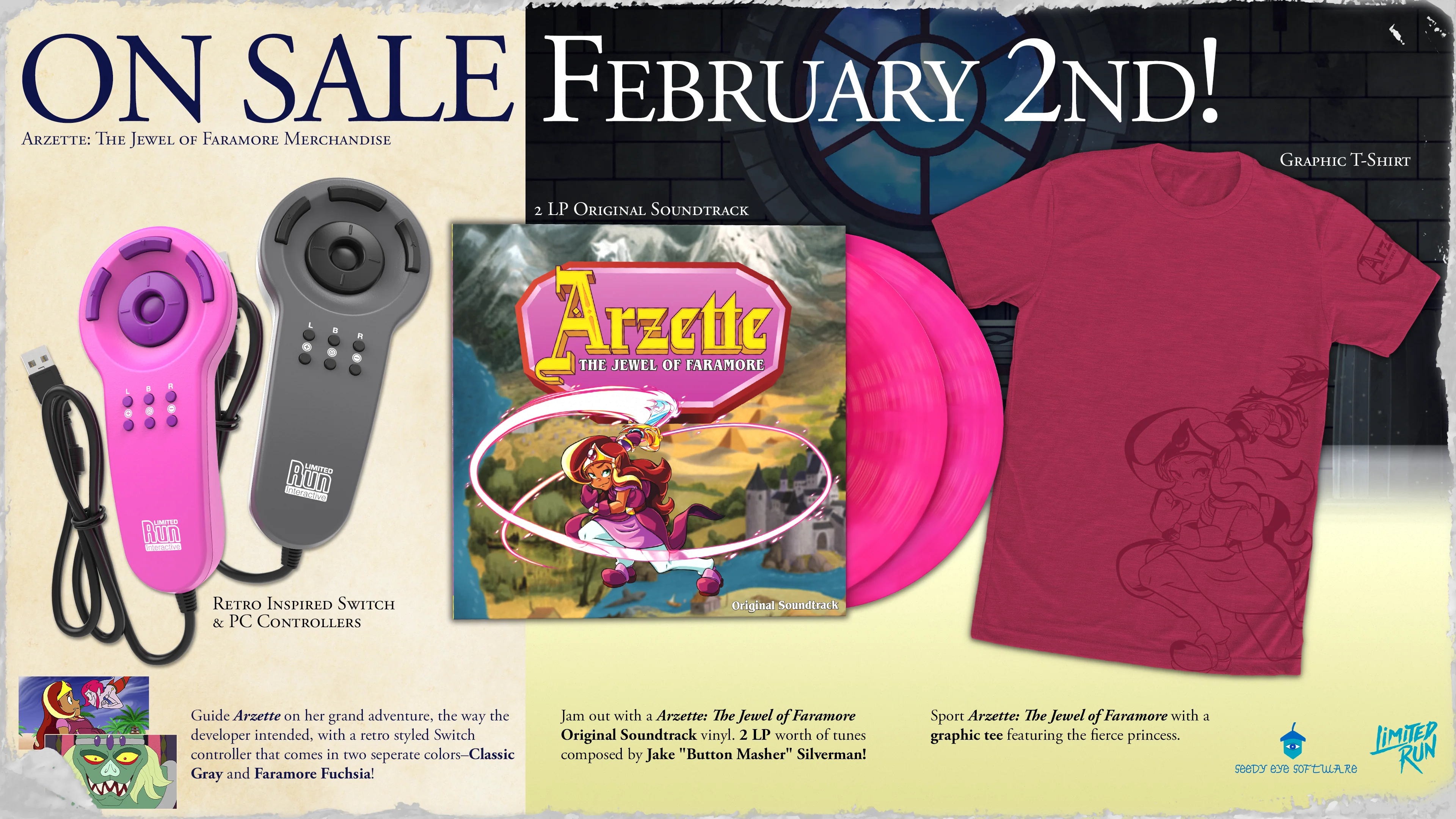 Arzette: The Jewel of Faramore Graphic T-Shirt - Image 3