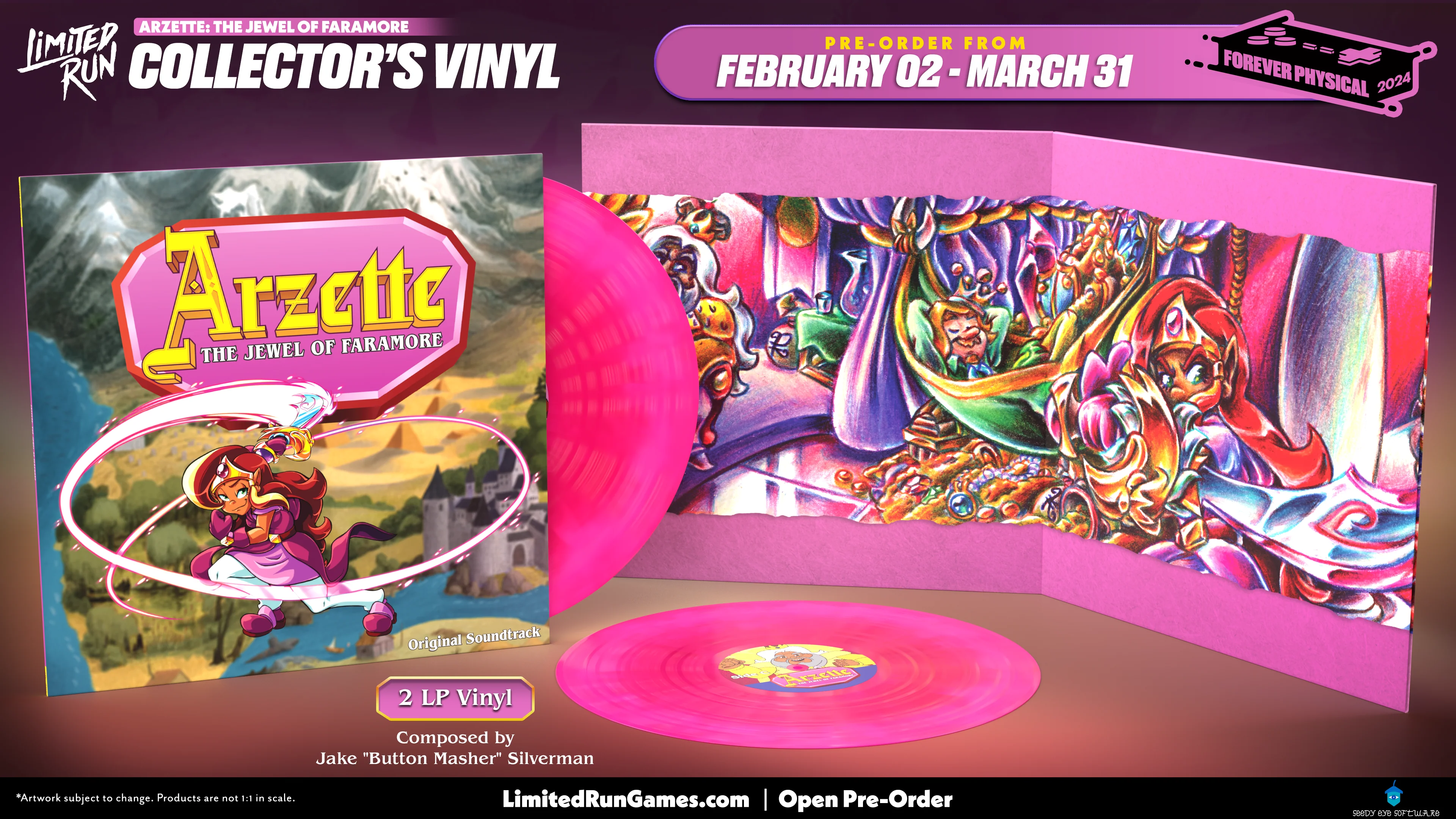 Arzette: The Jewel of Faramore Original Soundtrack - 2 LP Vinyl - Image 4