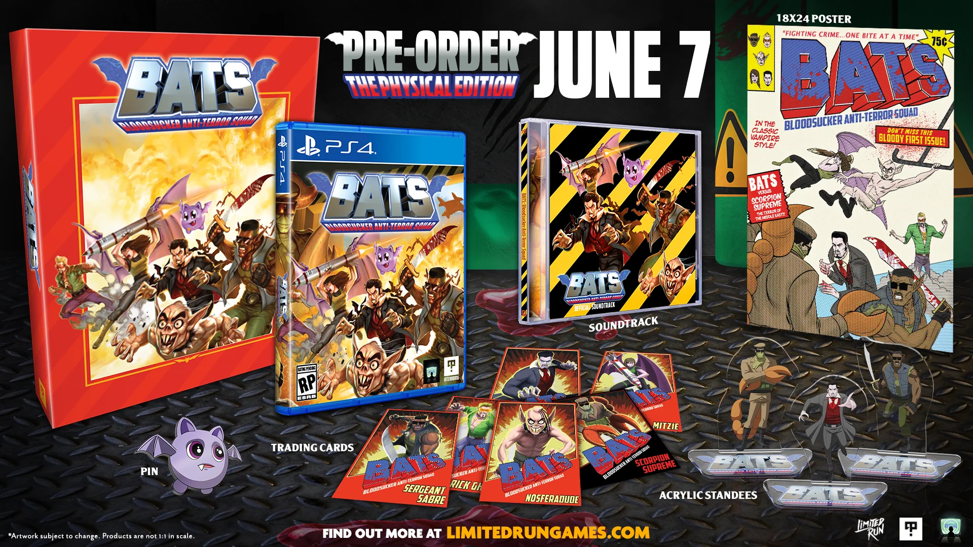 BATS: Bloodsucker Anti-Terror Squad Collector’s Edition (PS4) - Image 3
