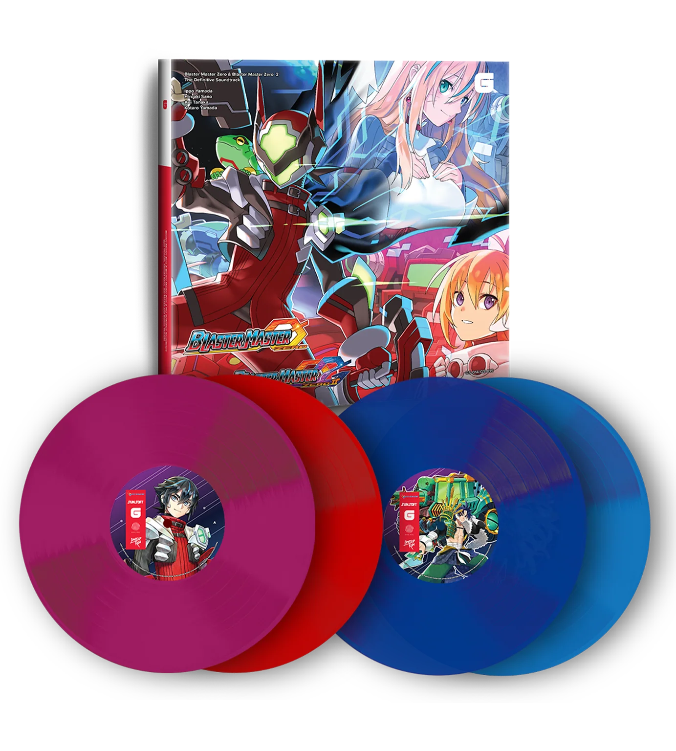 Blaster Master Zero 1 & 2 - 4LP Deluxe Vinyl Soundtrack Set (Signed) - Image 3