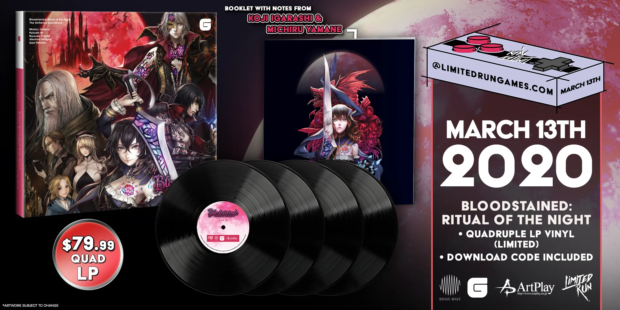 Bloodstained: Ritual Of The Night - 4LP Vinyl Soundtrack - Image 4