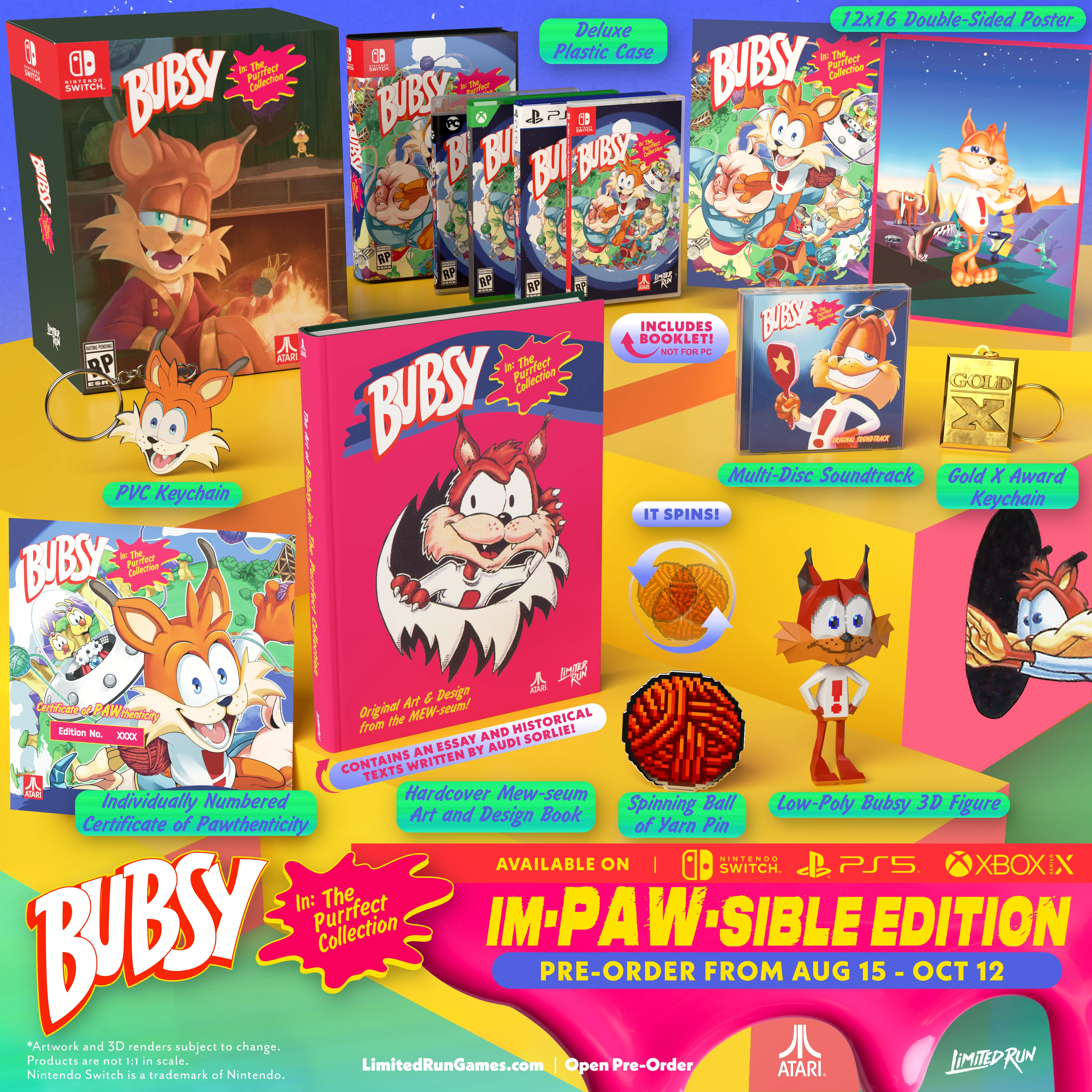 Bubsy in: The Purrfect Collection Im-paw-sible Edition (Switch, PS5, Xbox, PC) - Image 2