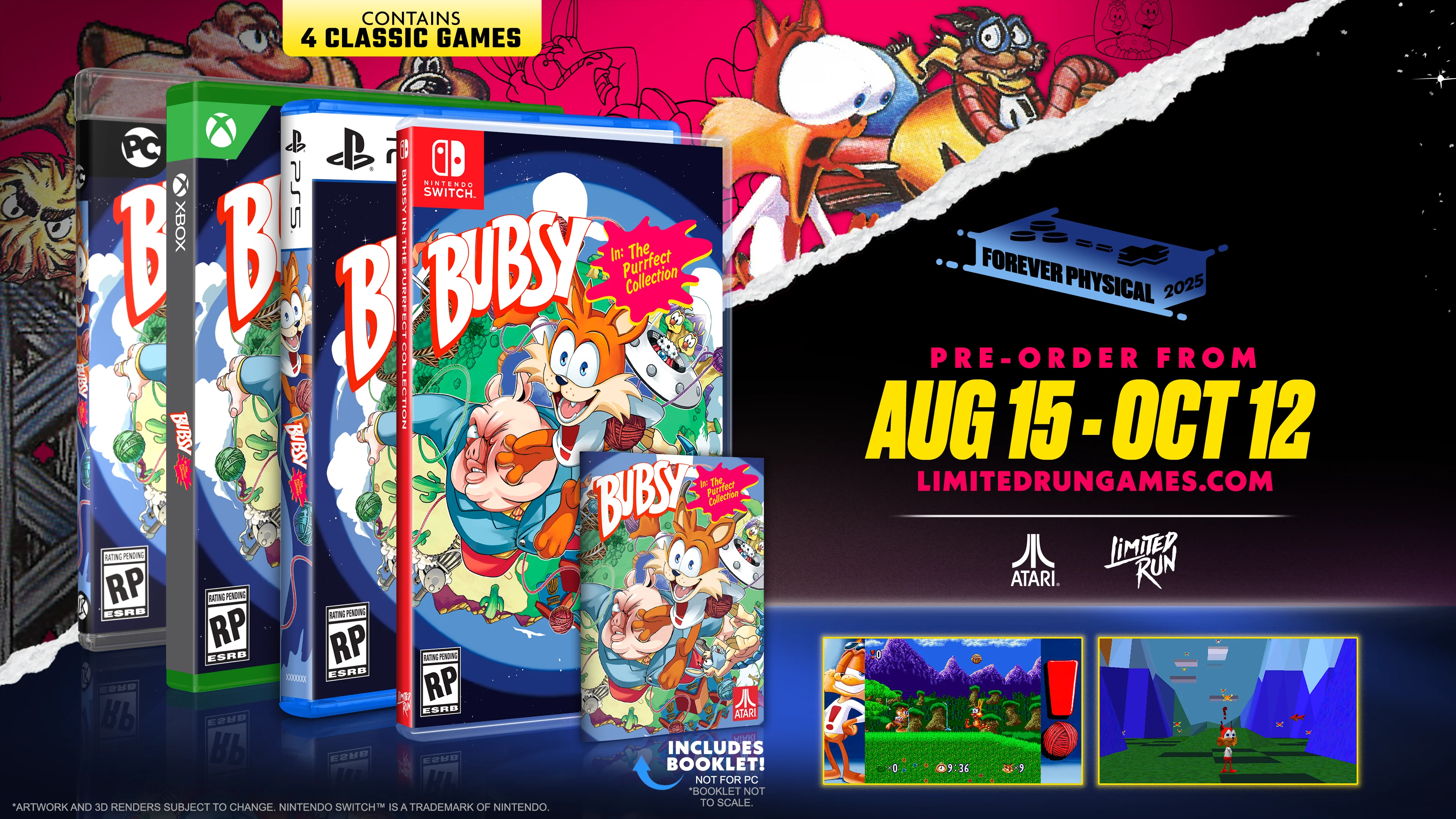 Bubsy in: The Purrfect Collection Standard Edition (Switch, PS5, Xbox, PC) - Image 2