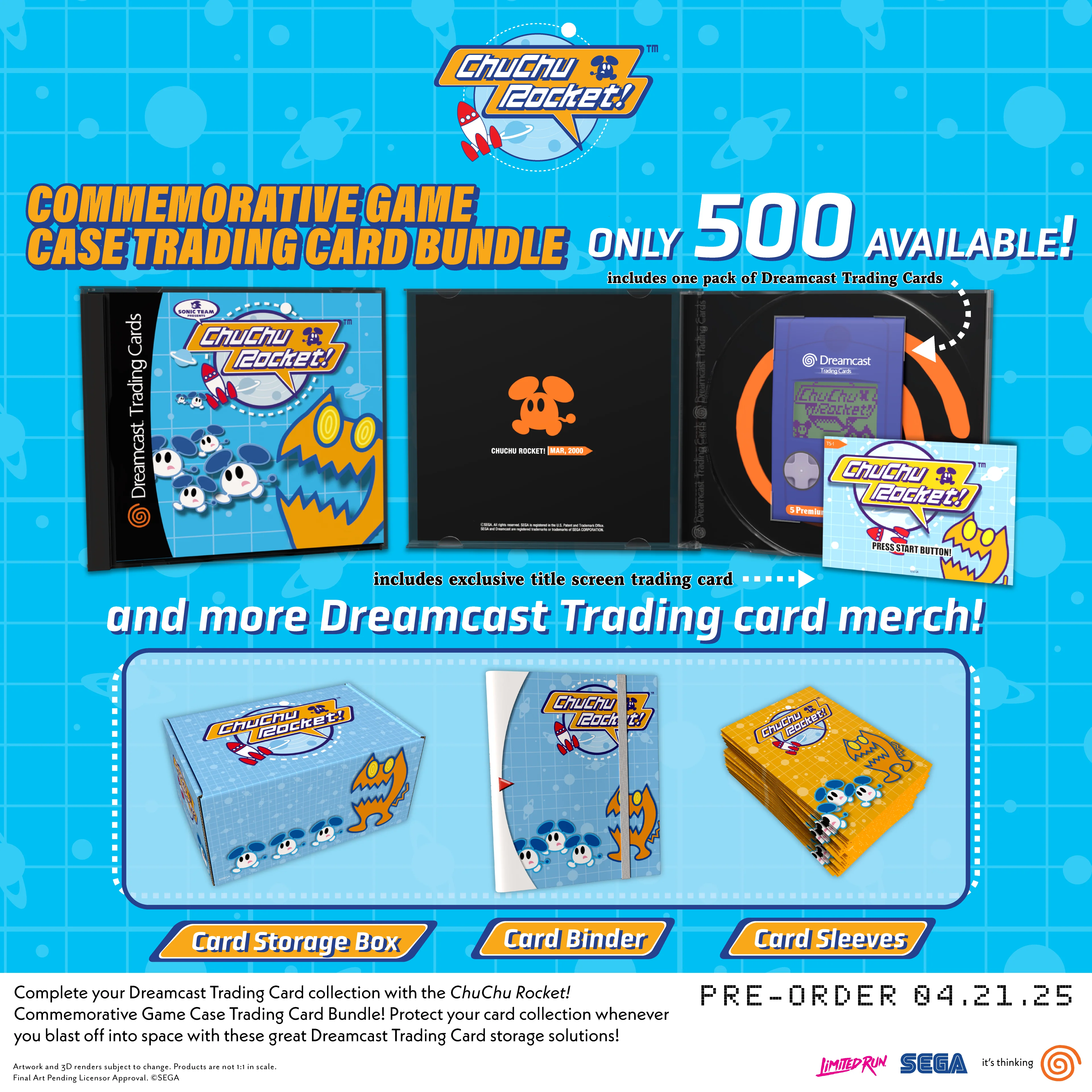ChuChu Rocket! Commemorative Game Case Trading Card Bundle - Image 3