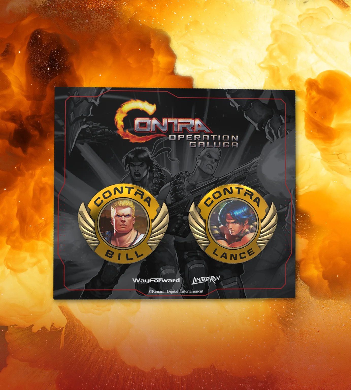 Contra: Operation Galuga Pin Set - Image 2