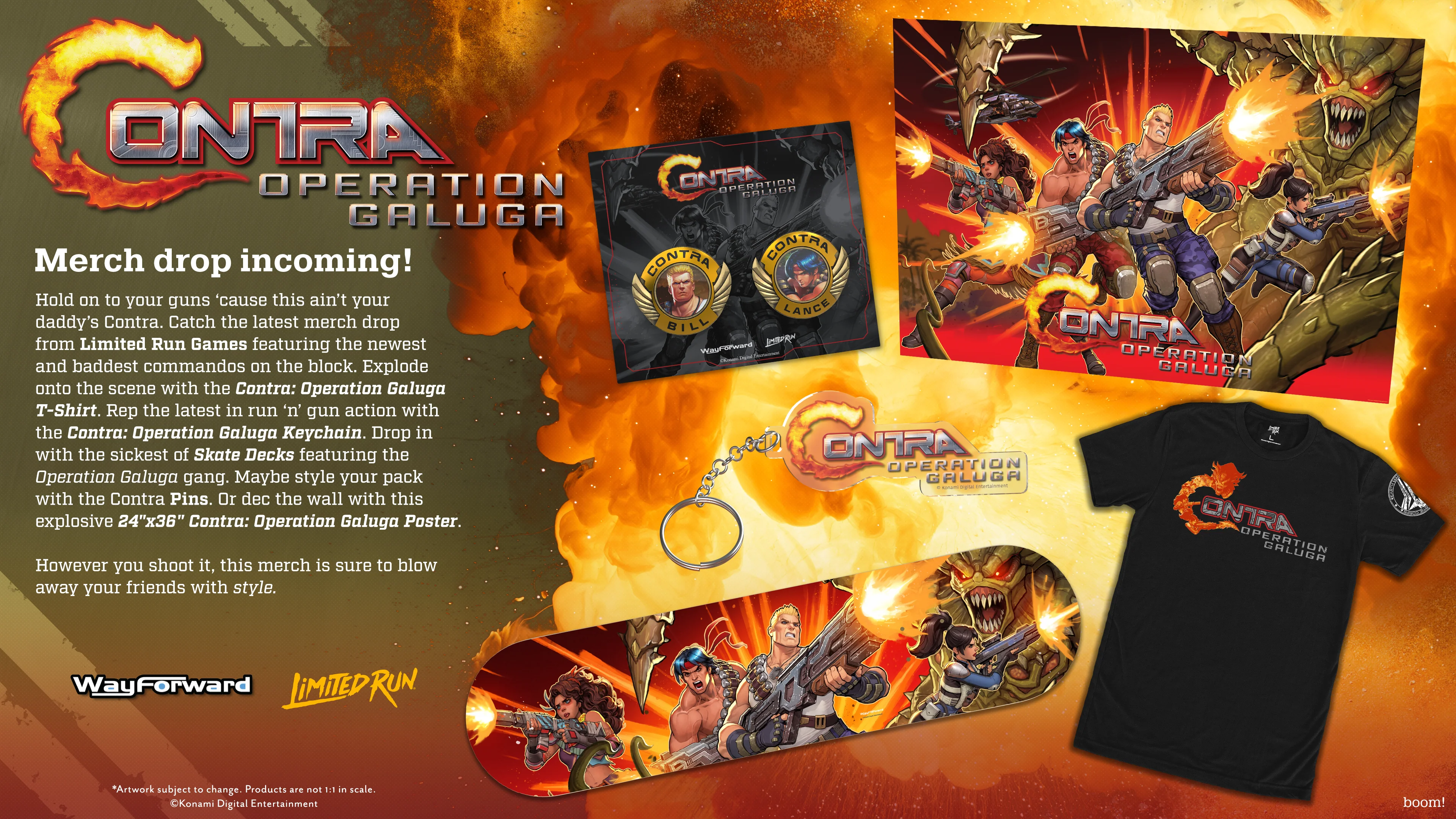 Contra: Operation Galuga Pin Set - Image 3