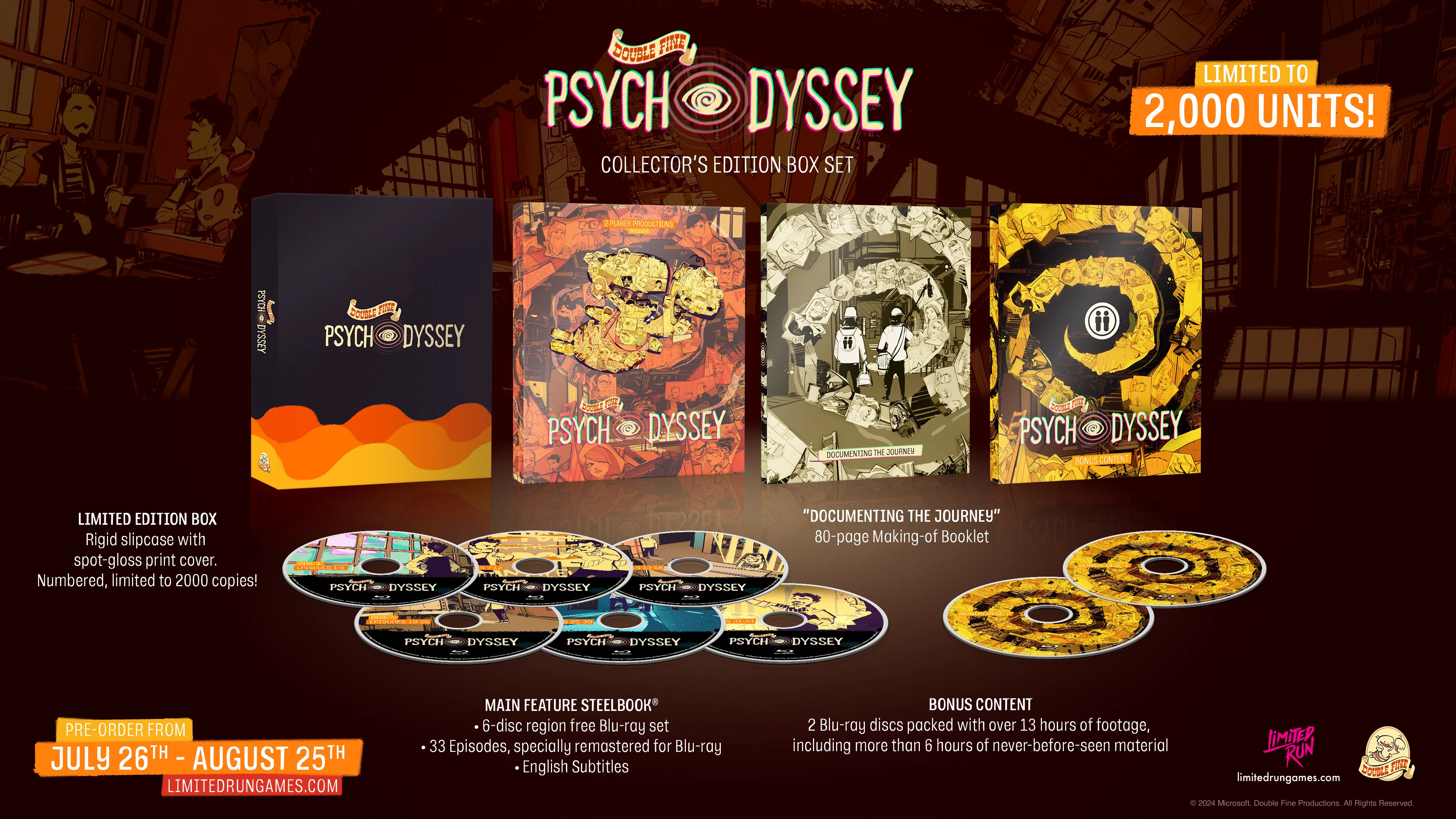 Double Fine PsychOdyssey Blu-ray Set - Image 2
