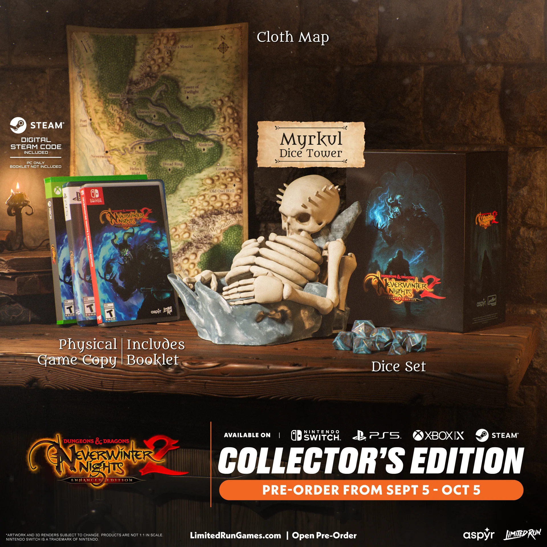 Dungeons & Dragons Neverwinter Nights 2: Enhanced Edition Collector's Edition (Switch, PS5, Xbox, PC) - Image 2