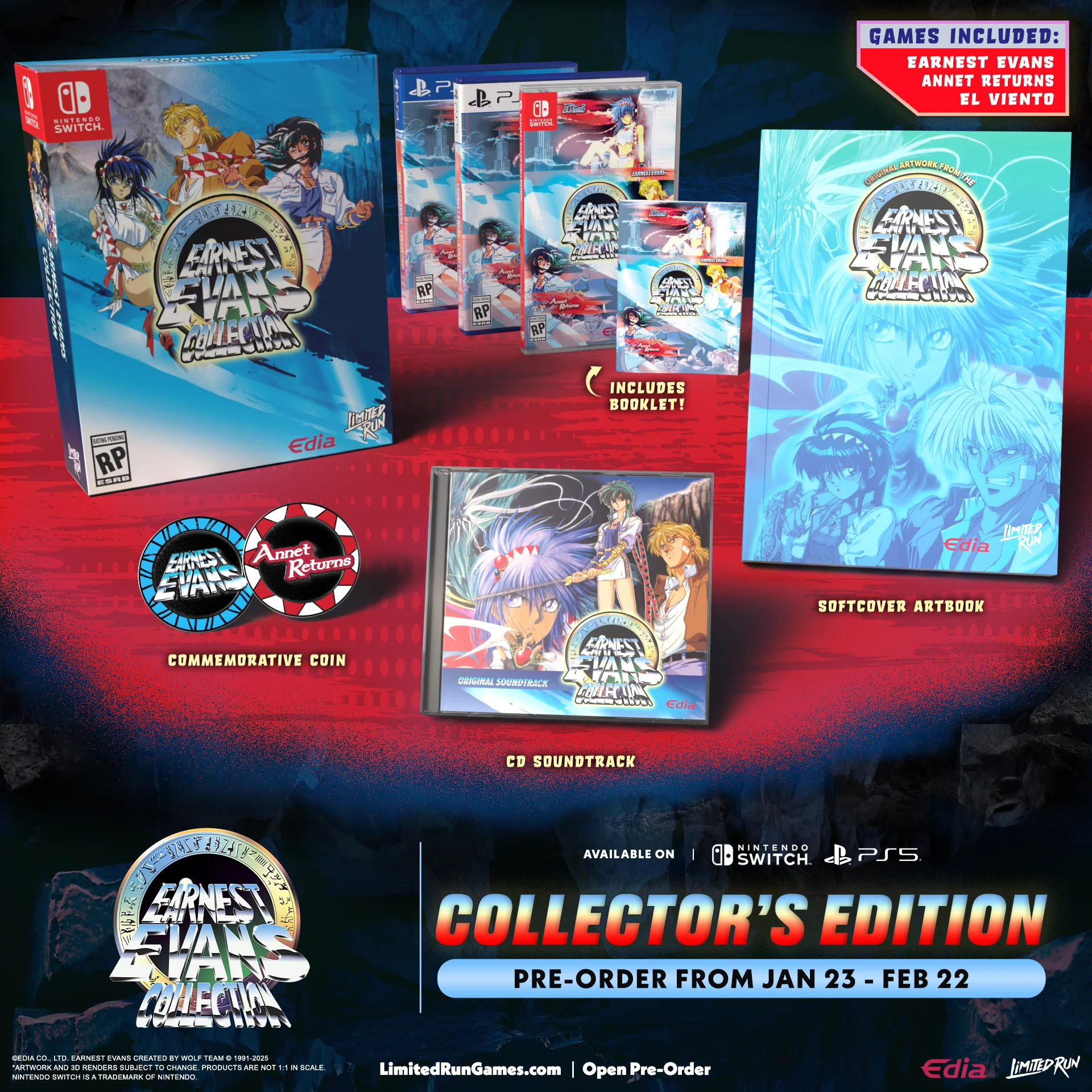 Earnest Evans Collector's Edition (Switch, PS5, PS4) - Image 2