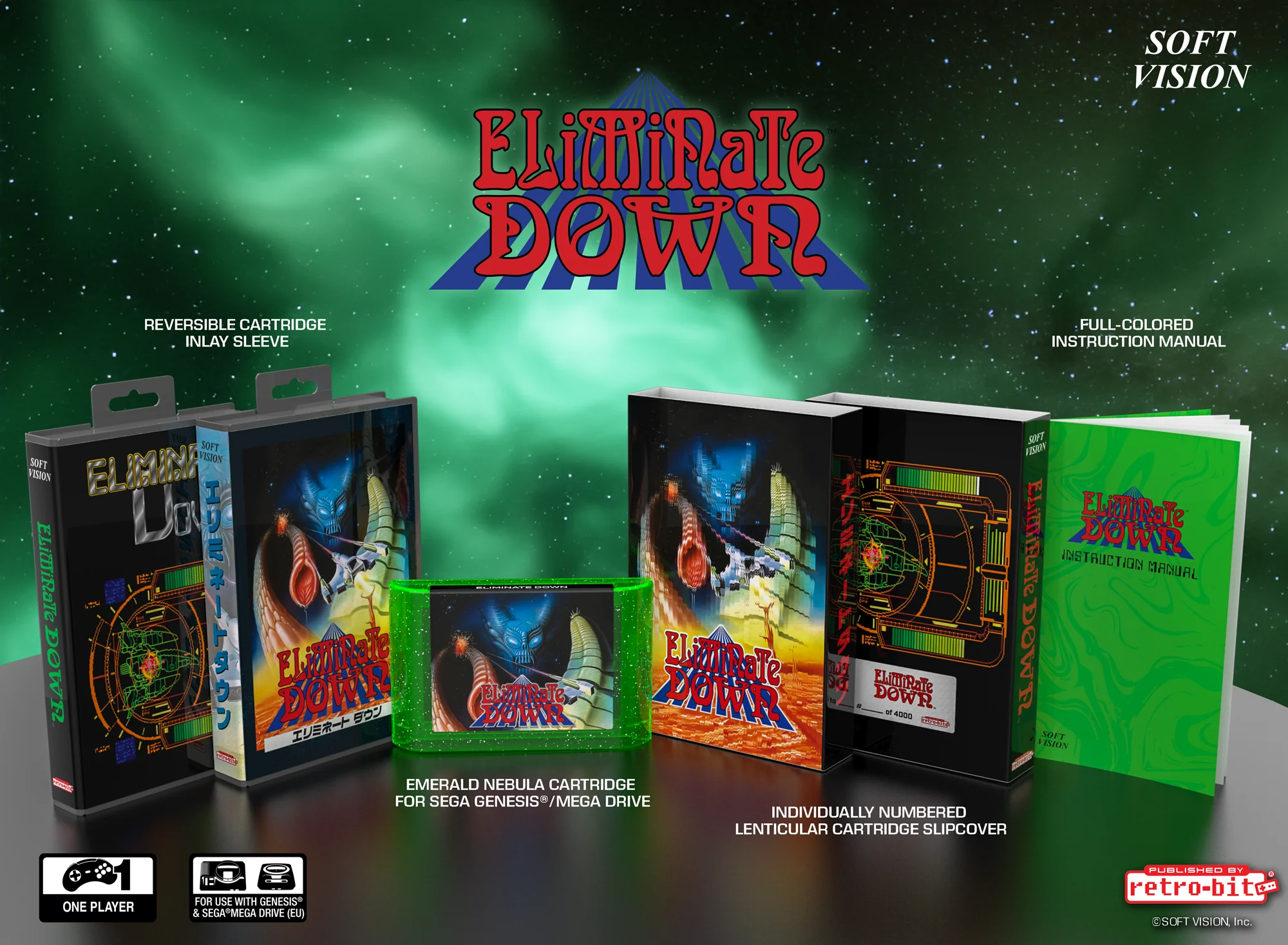 Eliminate Down: Collector’s Cartridge (Genesis) - Image 2