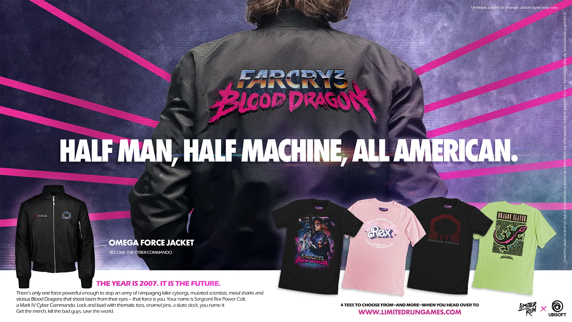 Far Cry 3 - Blood Dragon Rex T-Shirt - Image 3