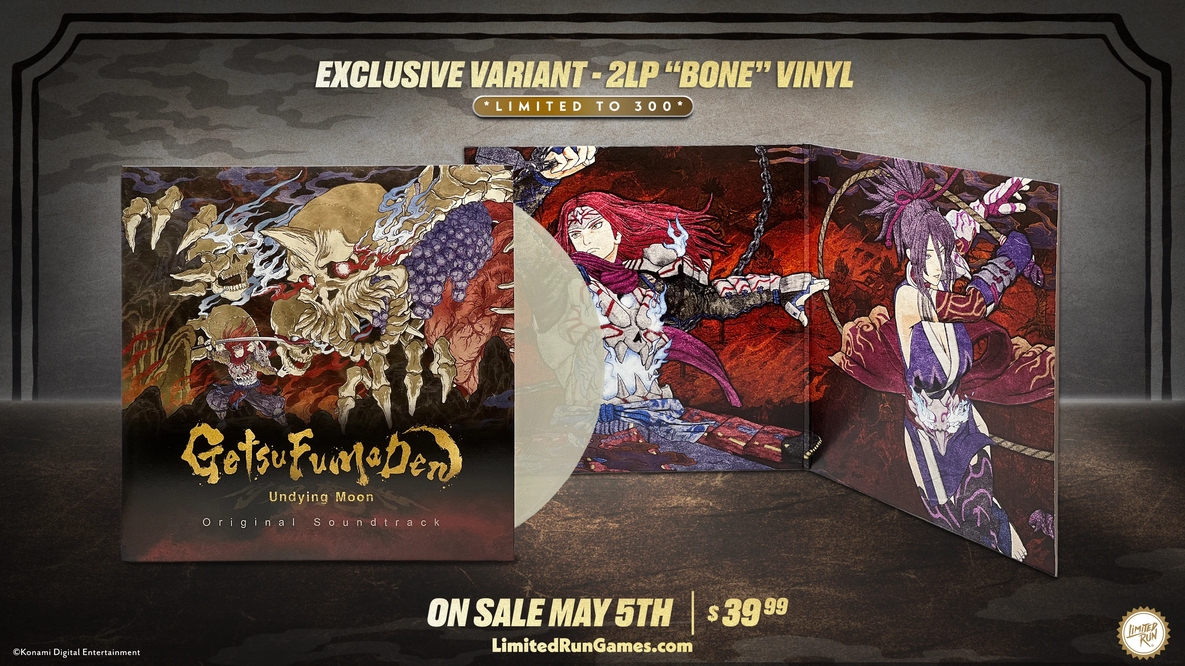 GetsuFumaDen: Undying Moon - 2LP Vinyl Soundtrack (Exclusive Variant) - Image 5