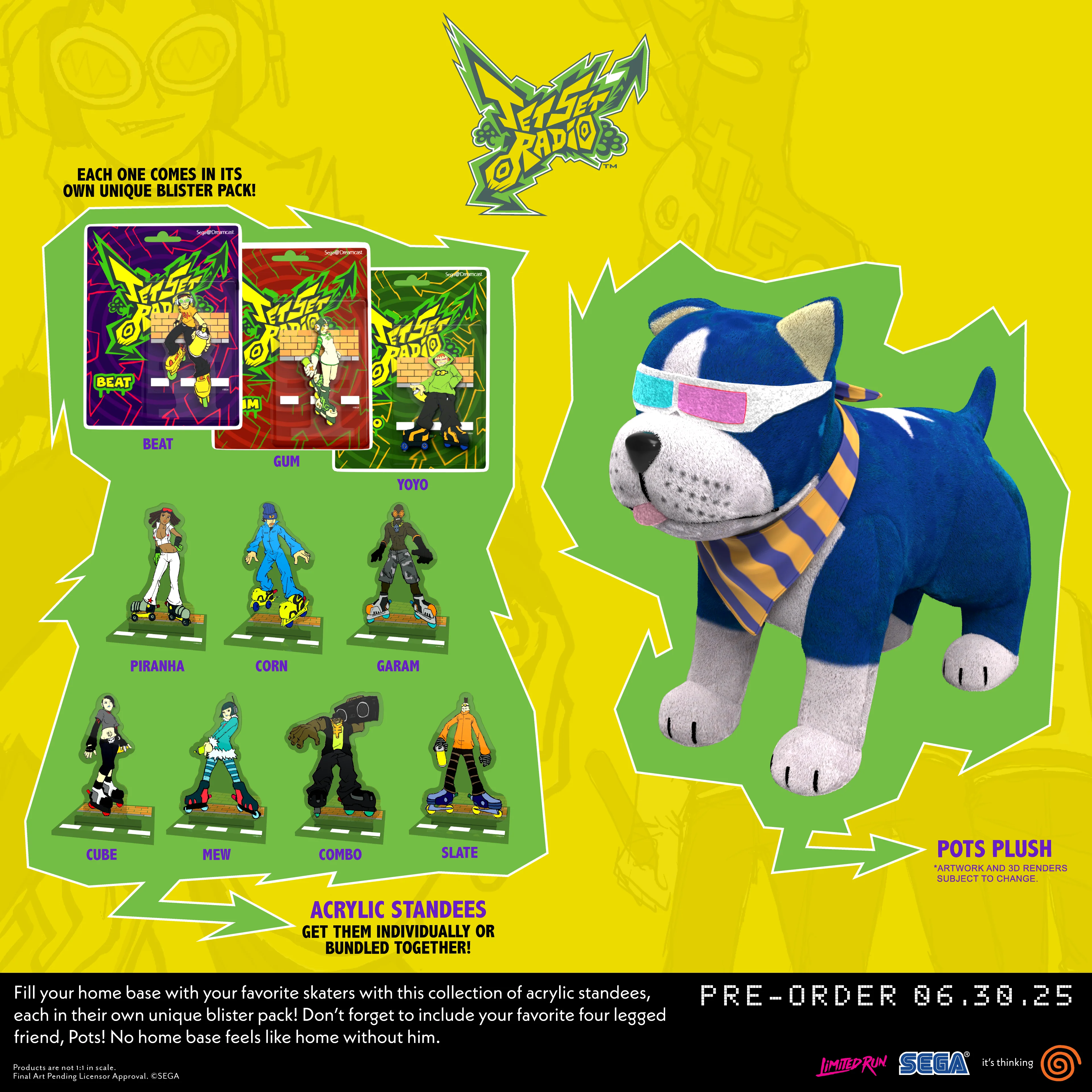 Jet Set Radio Pots Plush - Image 2