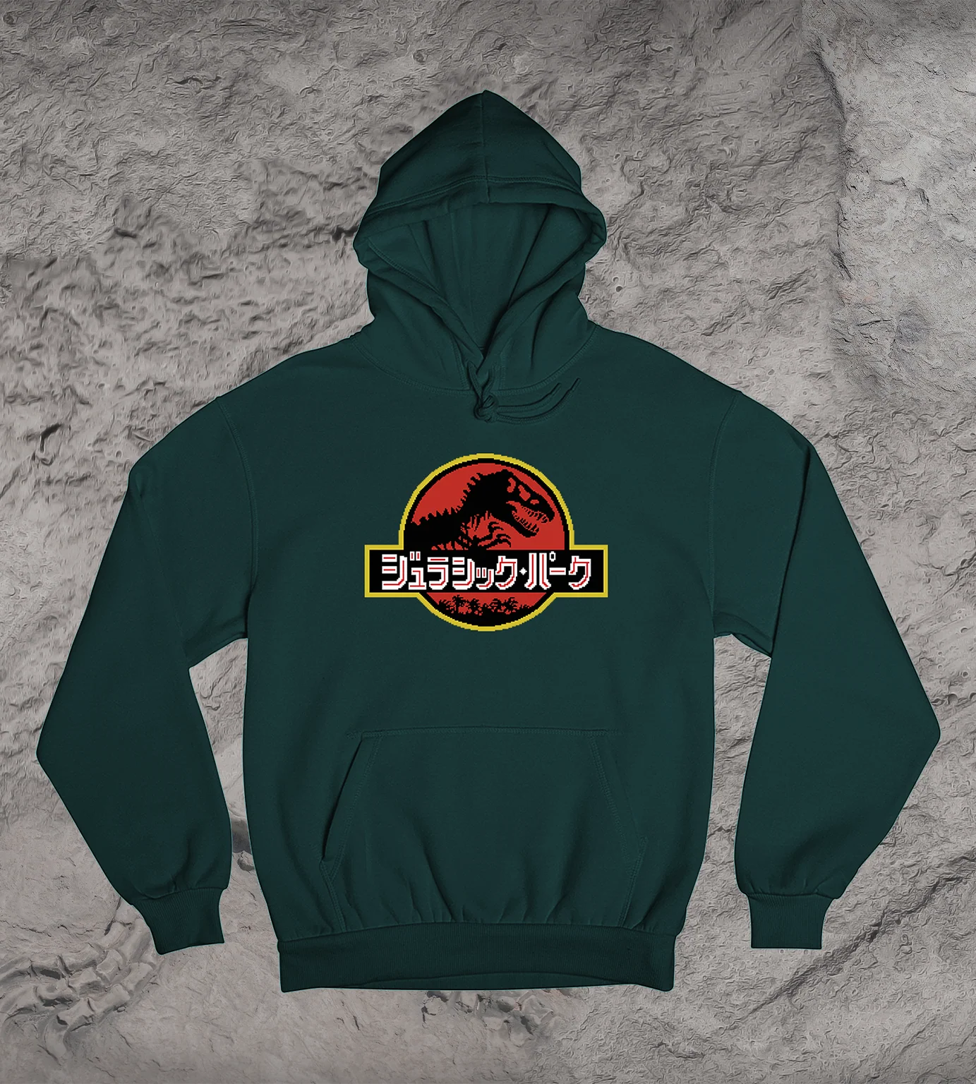 Jurassic Park Japanese Logo Hoodie - Image 2