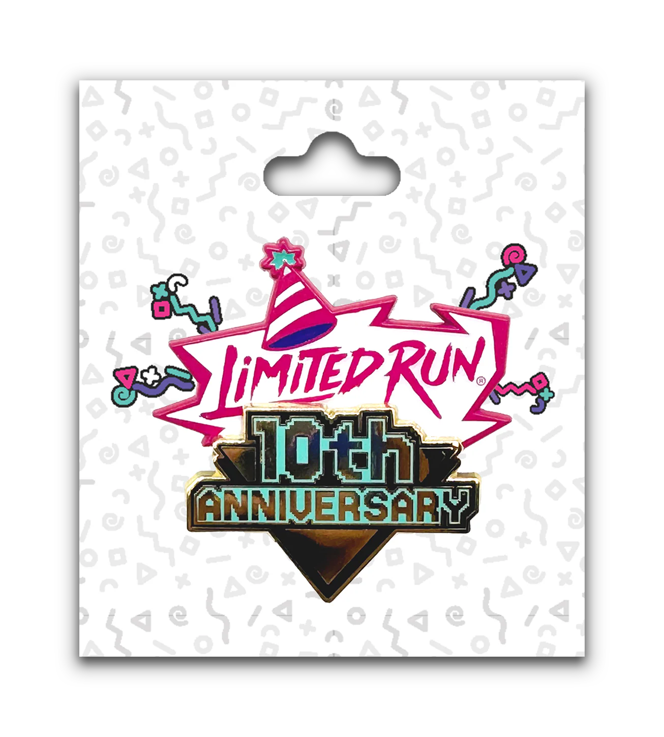 Limited Run 10 Year Anniversary Pin