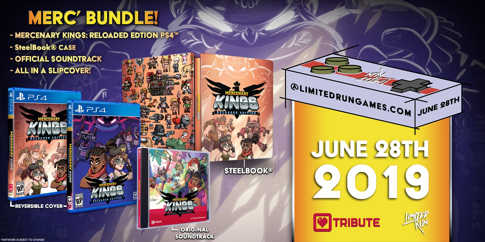 Limited Run #274: Mercenary Kings SteelBook Edition (PS4) - Image 2