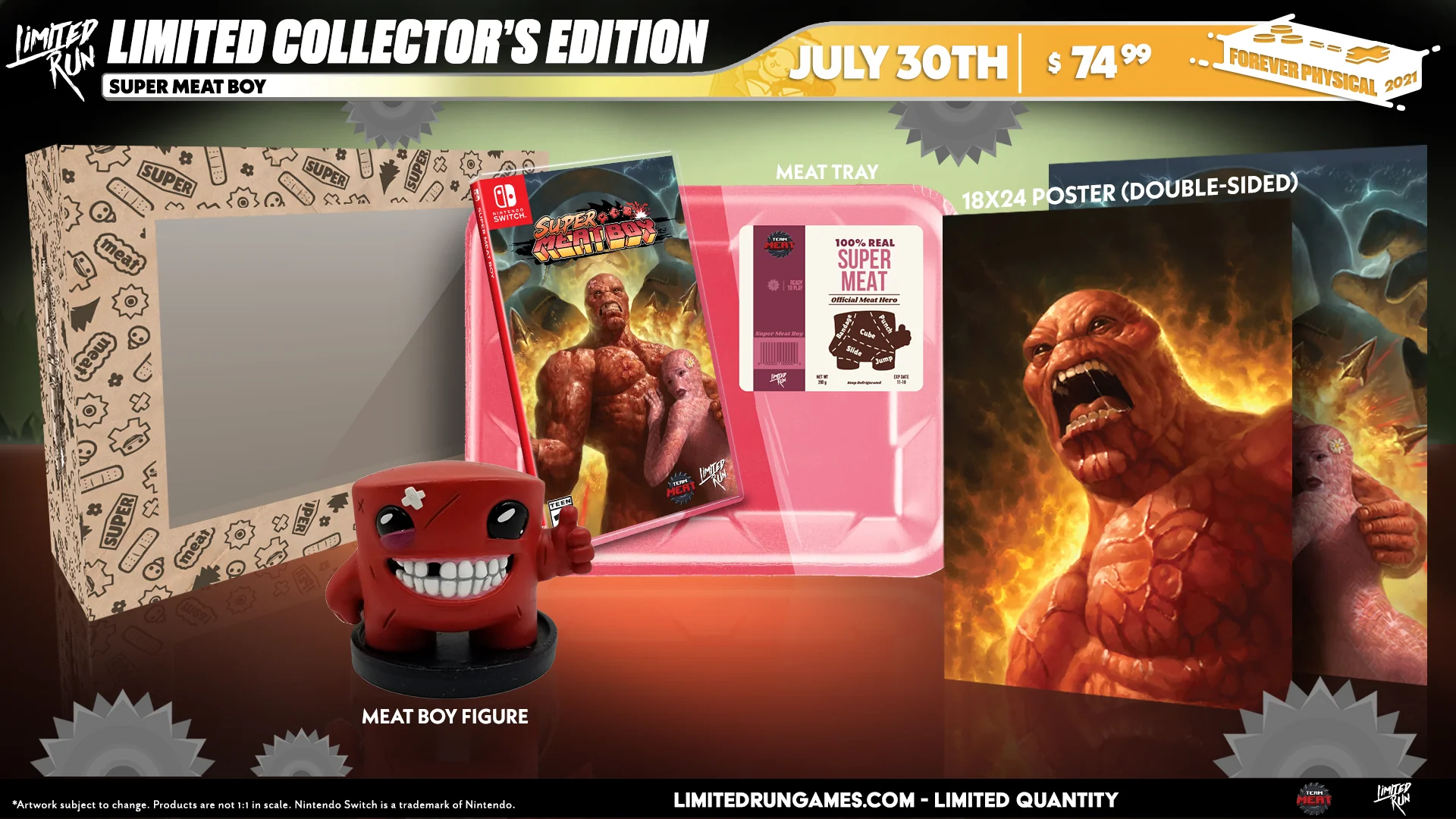 Switch Limited Run #28: Super Meat Boy Collector's Edition - Image 2