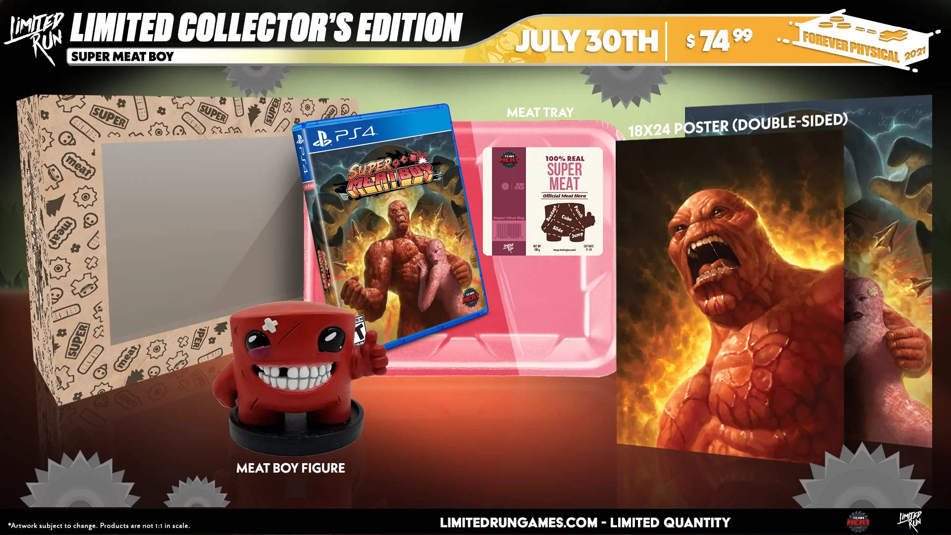 Limited Run #410: Super Meat Boy Collector's Edition (PS4) - Image 2