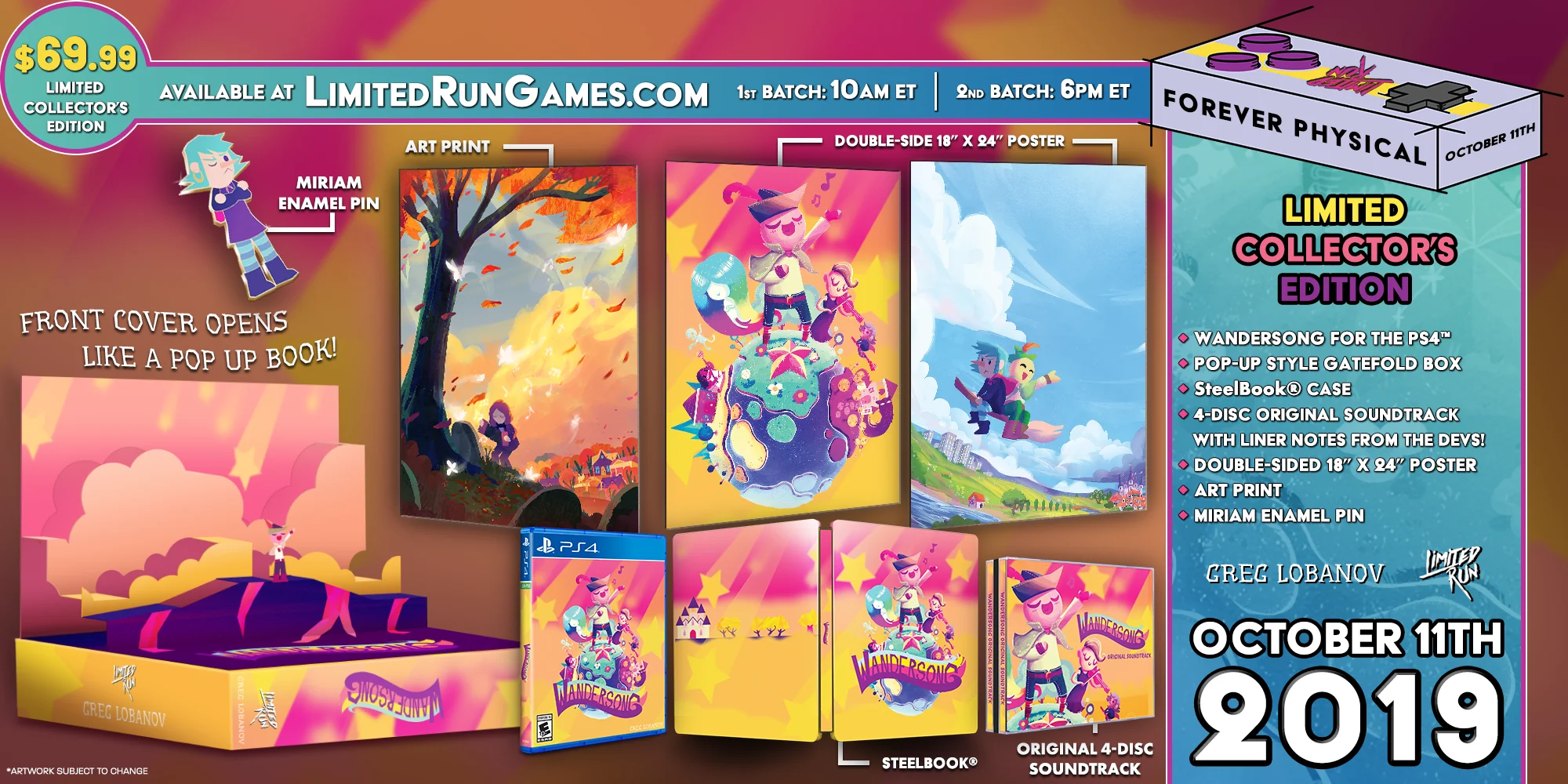 Limited Run #300: Wandersong Pop-up Edition (PS4) - Image 2