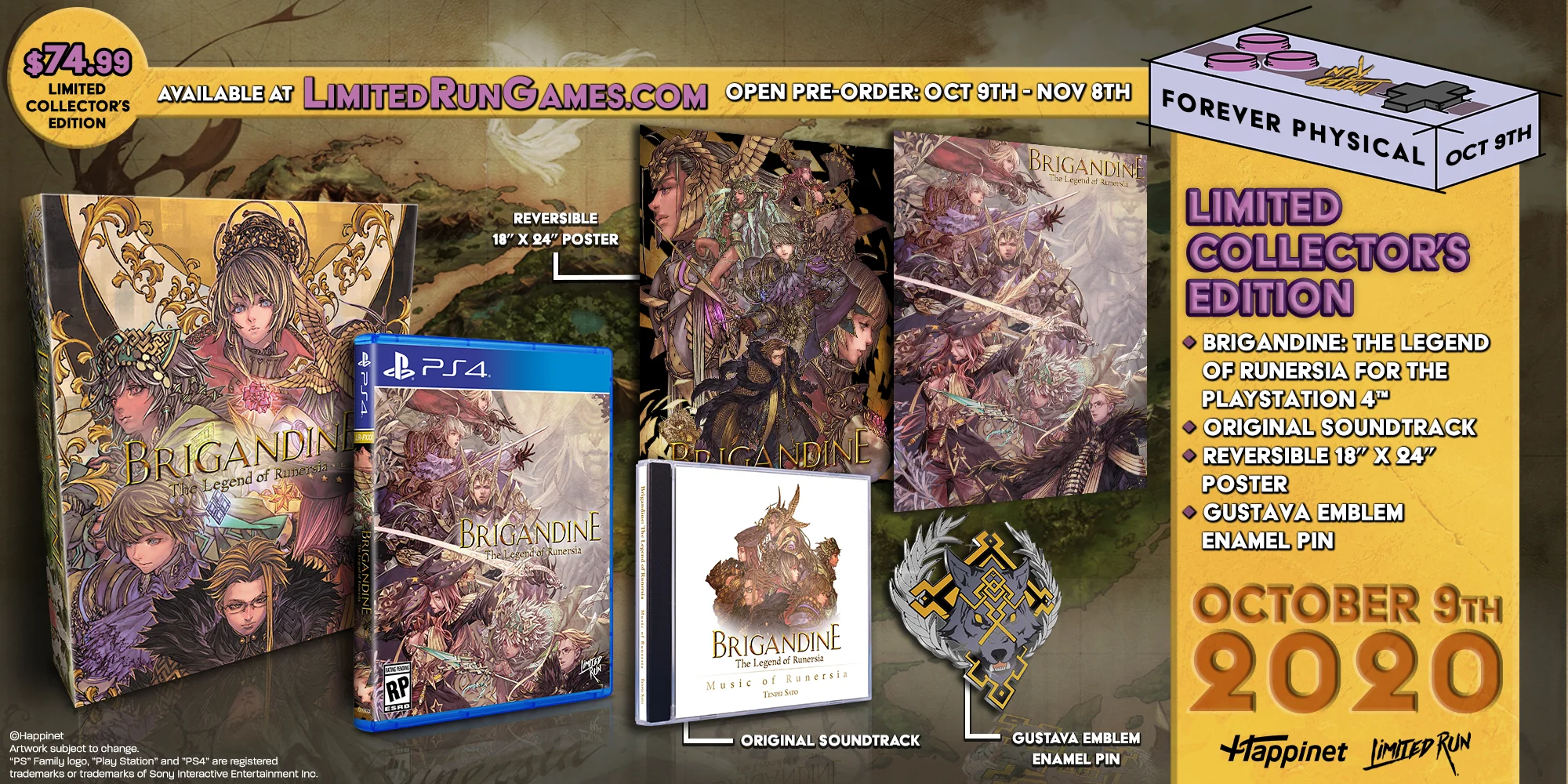 Limited Run #368: Brigandine: The Legend of Runersia Collector's Edition (PS4) - Image 2