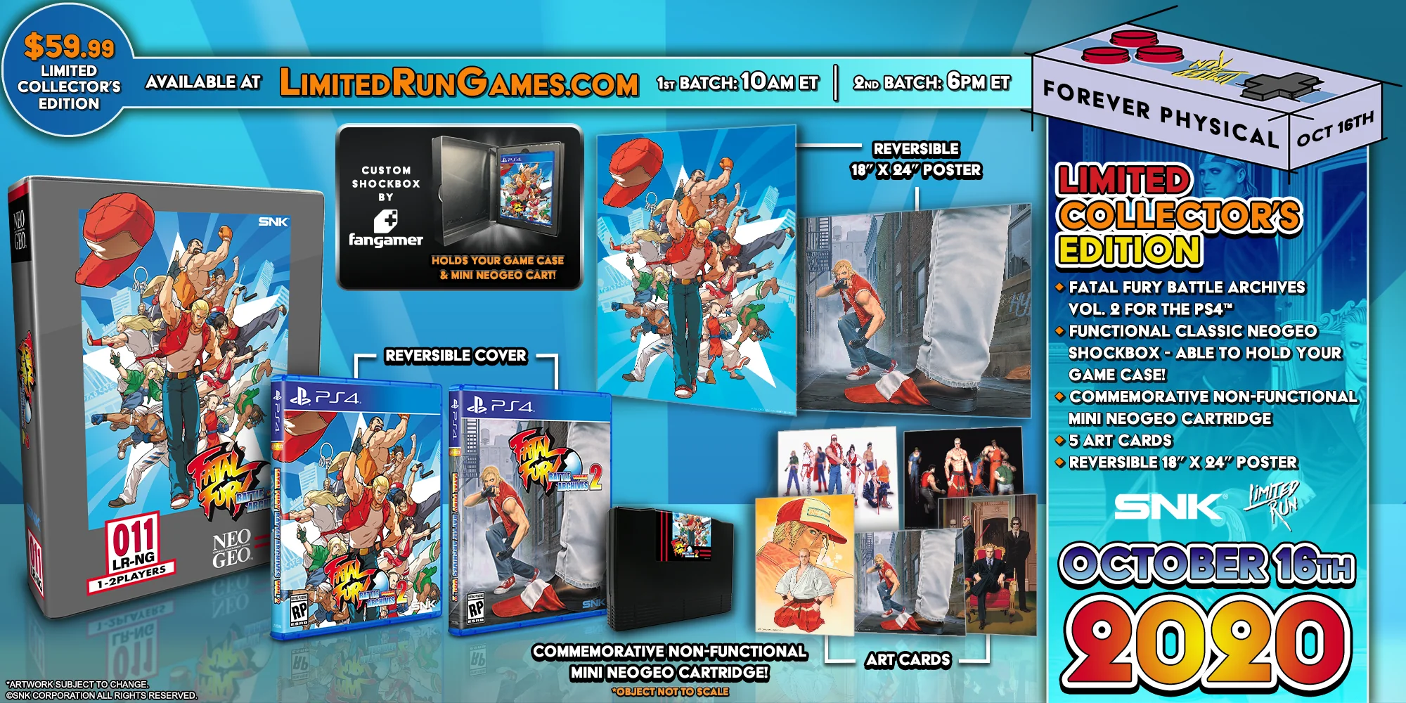 Limited Run #371: Fatal Fury: Battle Archives Volume 2 Collector's Edition (PS4) - Image 2