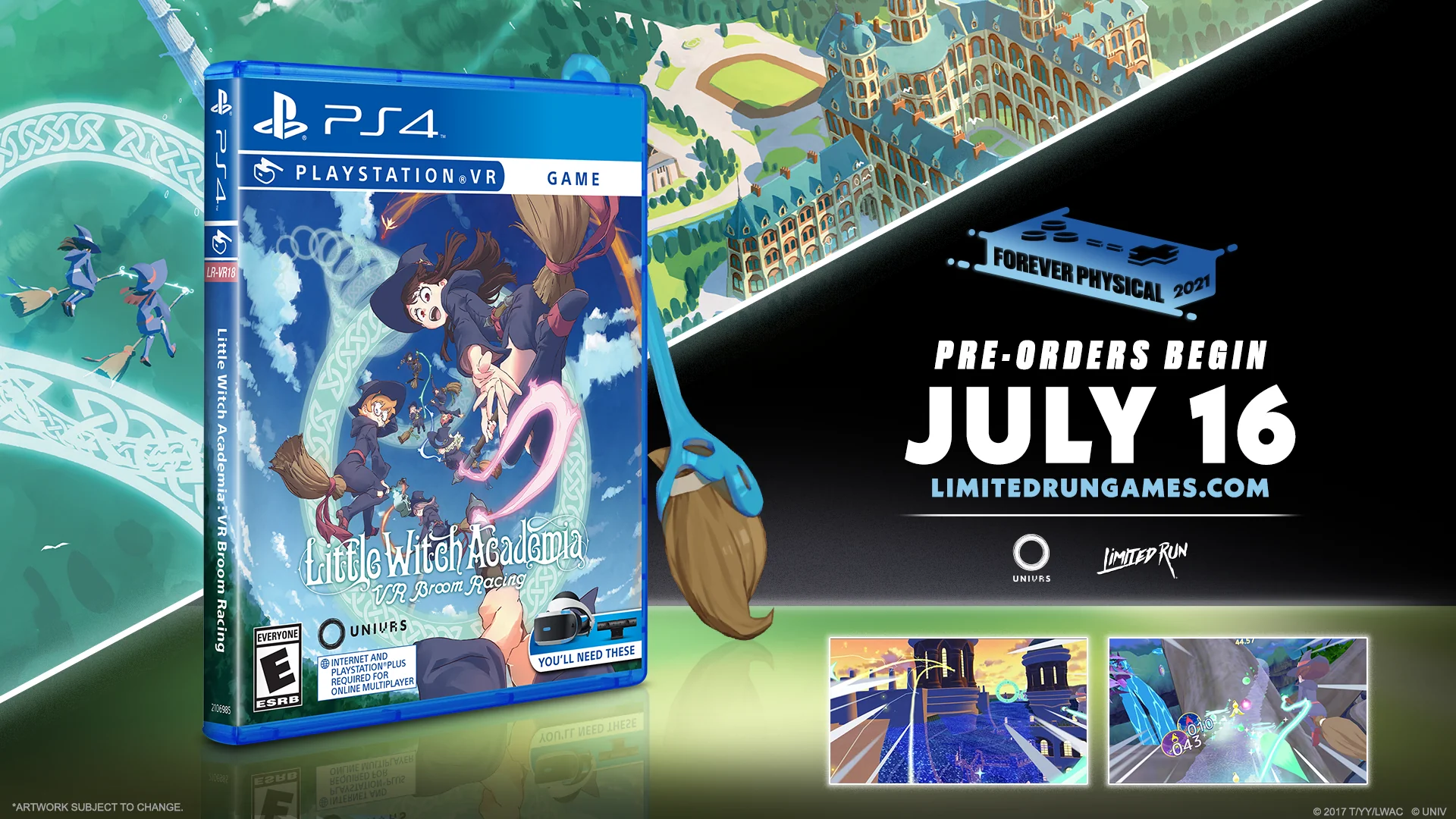 Limited Run #415: Little Witch Academia: VR Broom Racing (PSVR) - Image 3