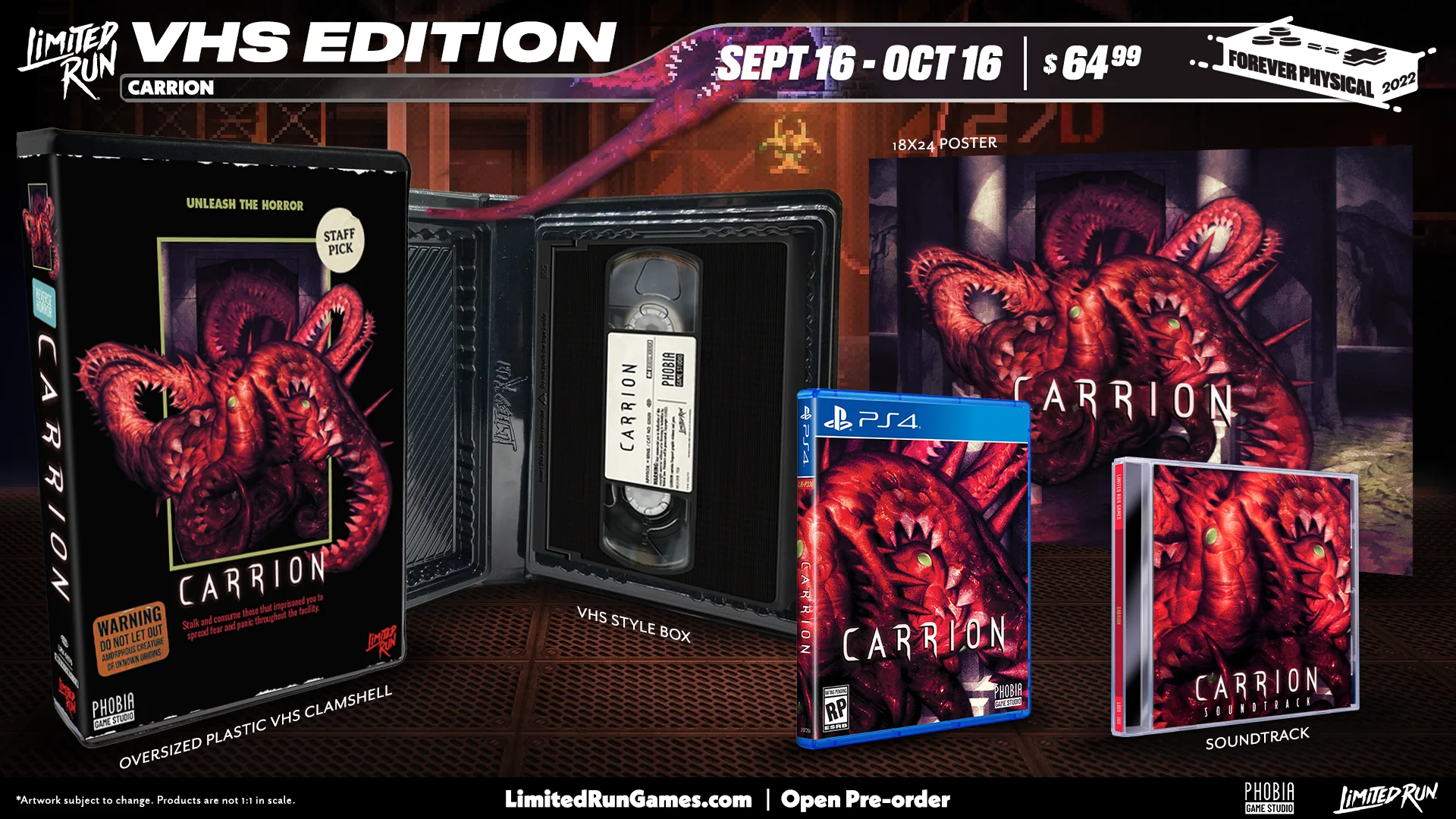 Limited Run #458: CARRION VHS Edition (PS4) - Image 4