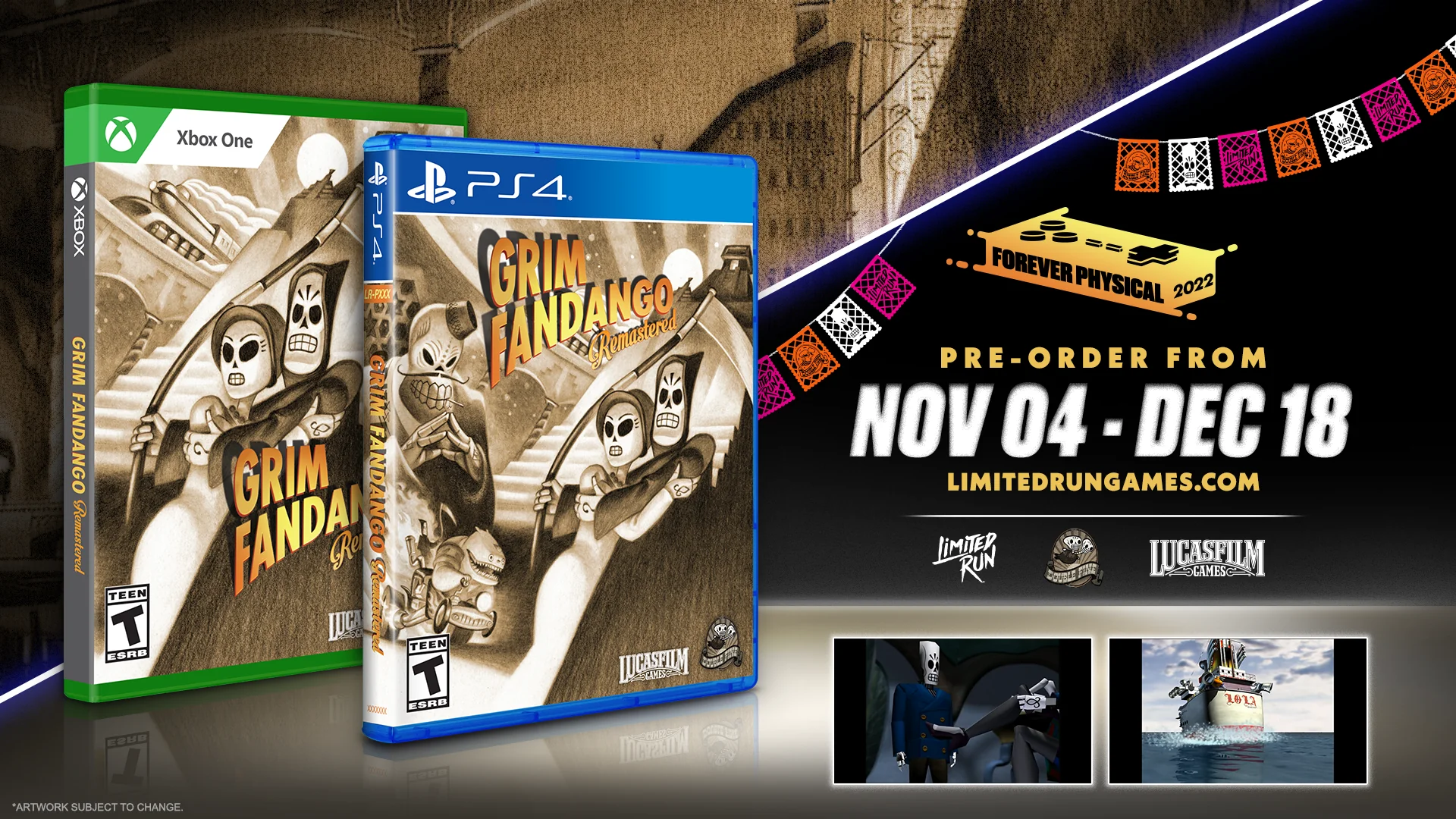 Limited Run #485: Grim Fandango Remastered (PS4) - Image 3