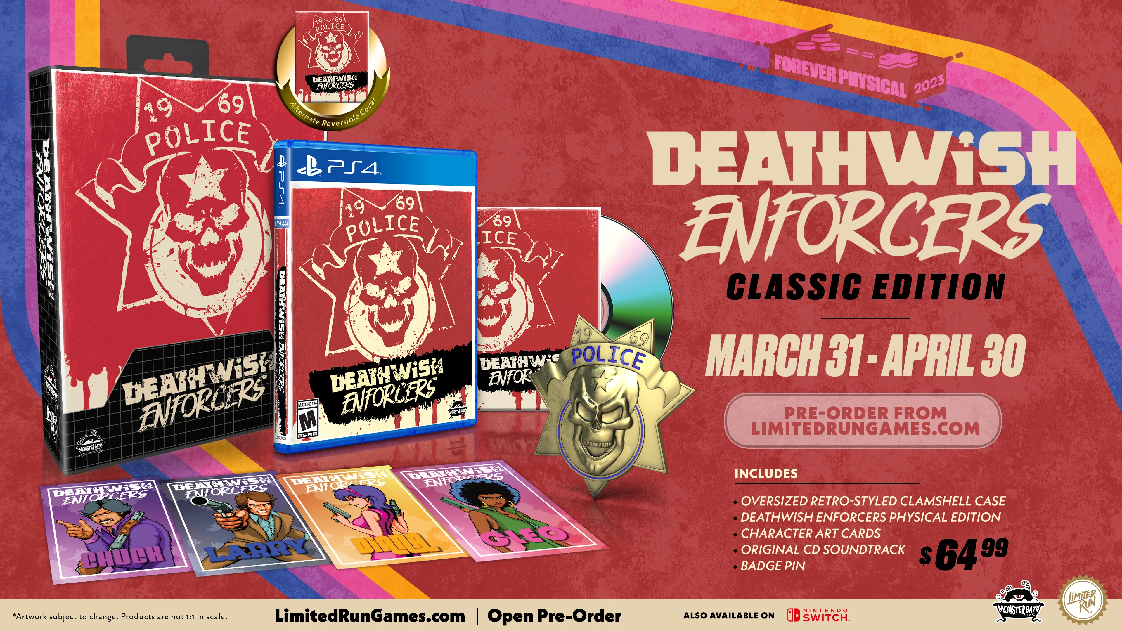 Limited Run #505: Deathwish Enforcers Classic Edition (PS4) - Image 3