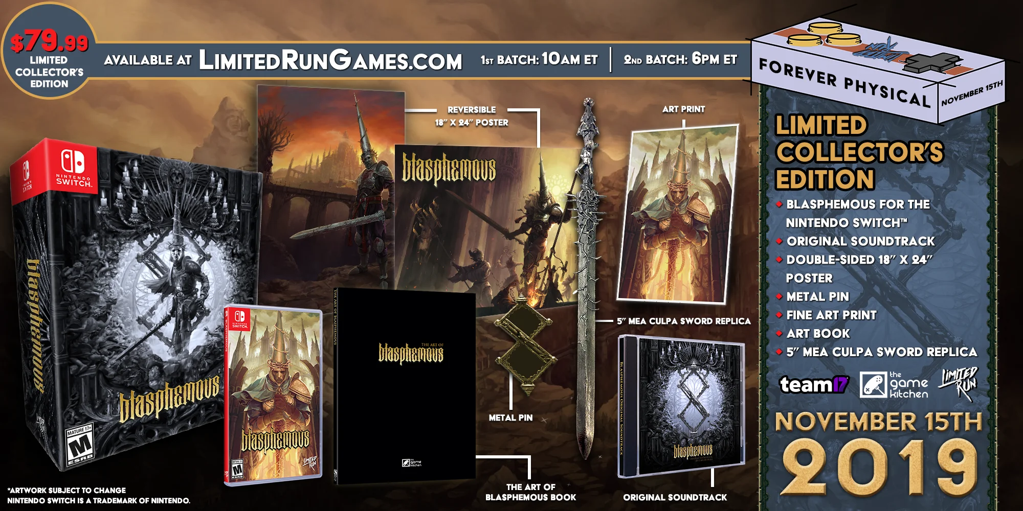 Switch Limited Run #52: Blasphemous Collector's Edition - Image 2