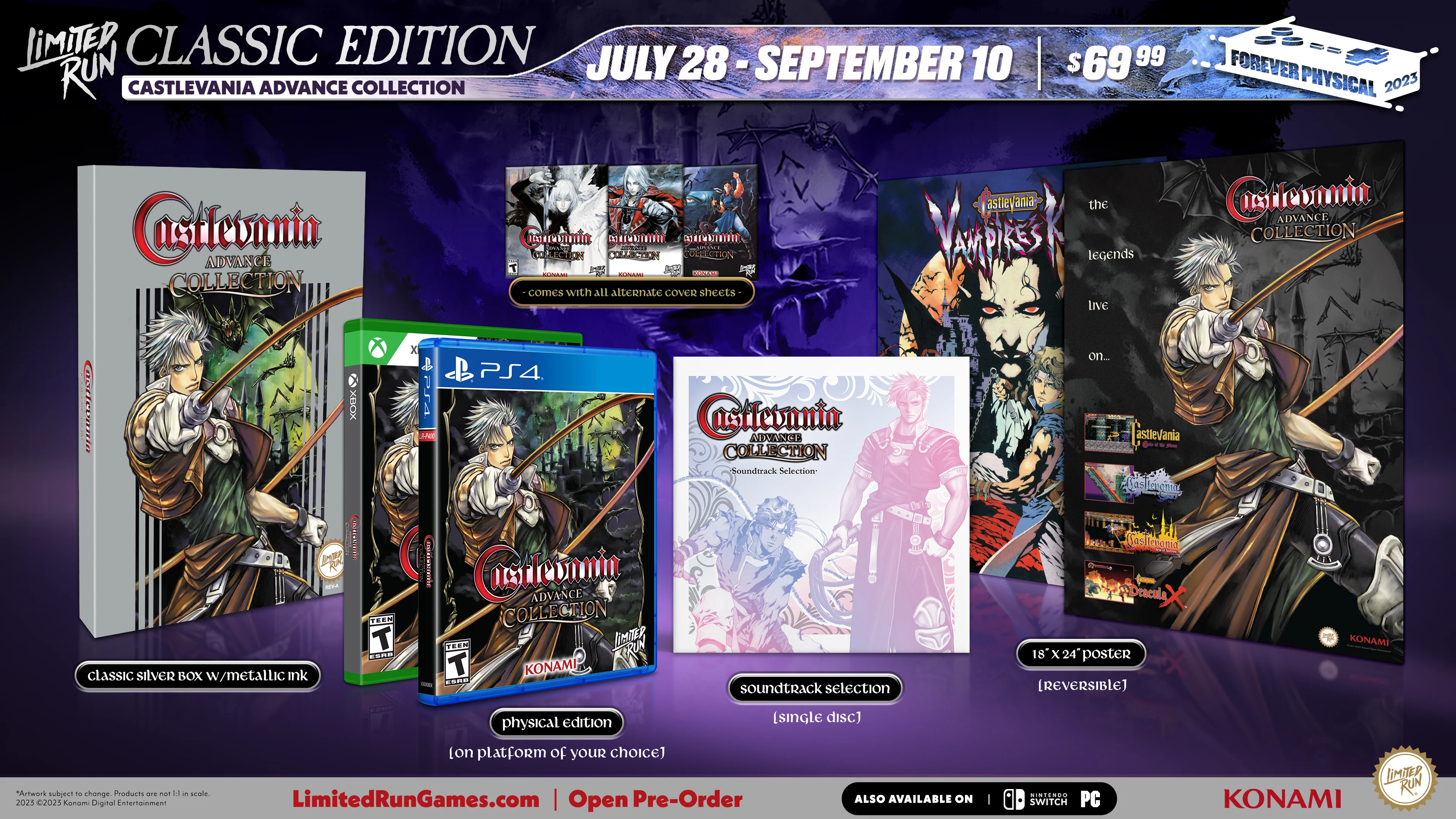 Limited Run #524: Castlevania Advance Collection Classic Edition (PS4) - Image 3