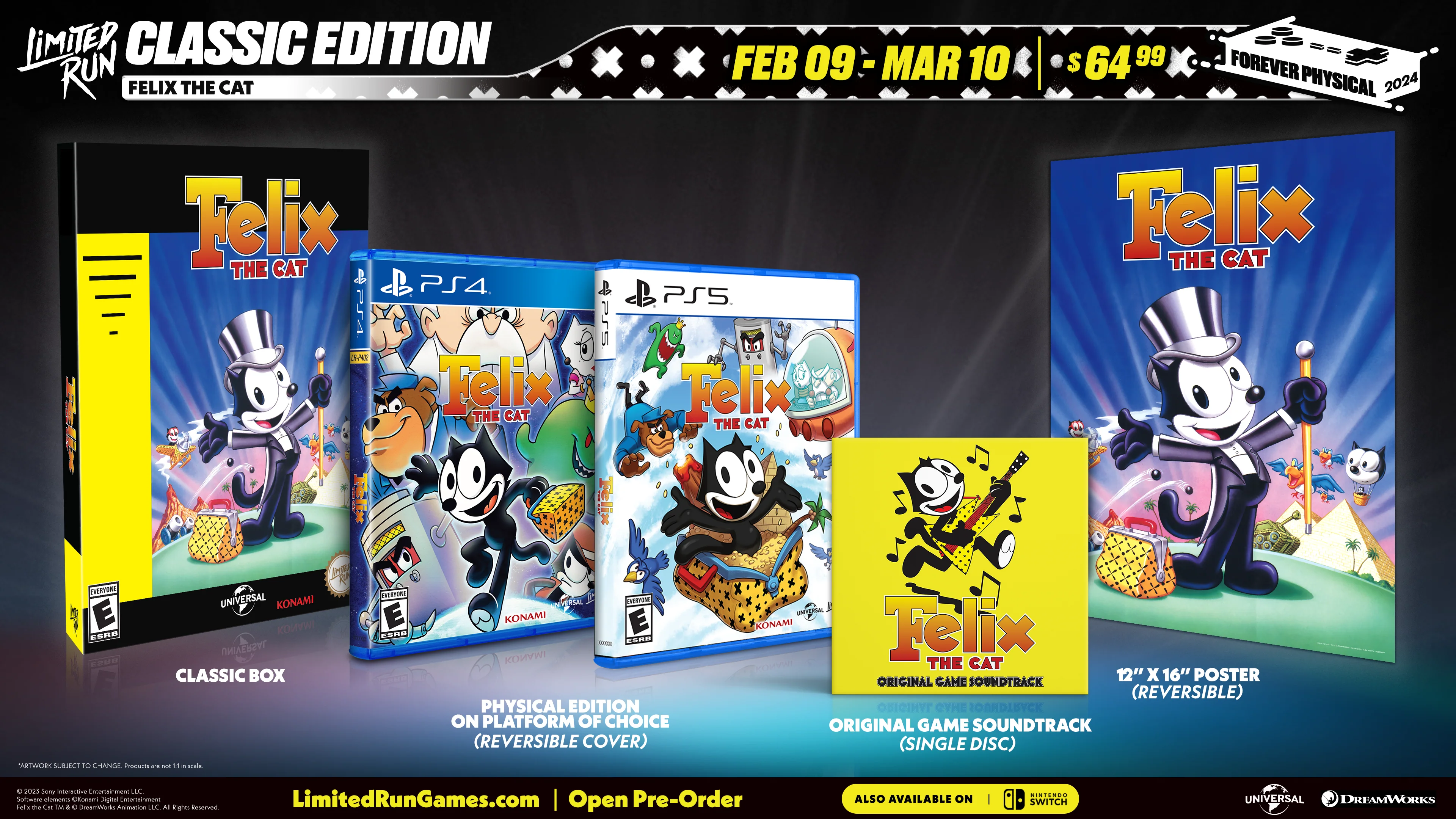Limited Run #526: Felix the Cat Classic Edition (PS4) - Image 3