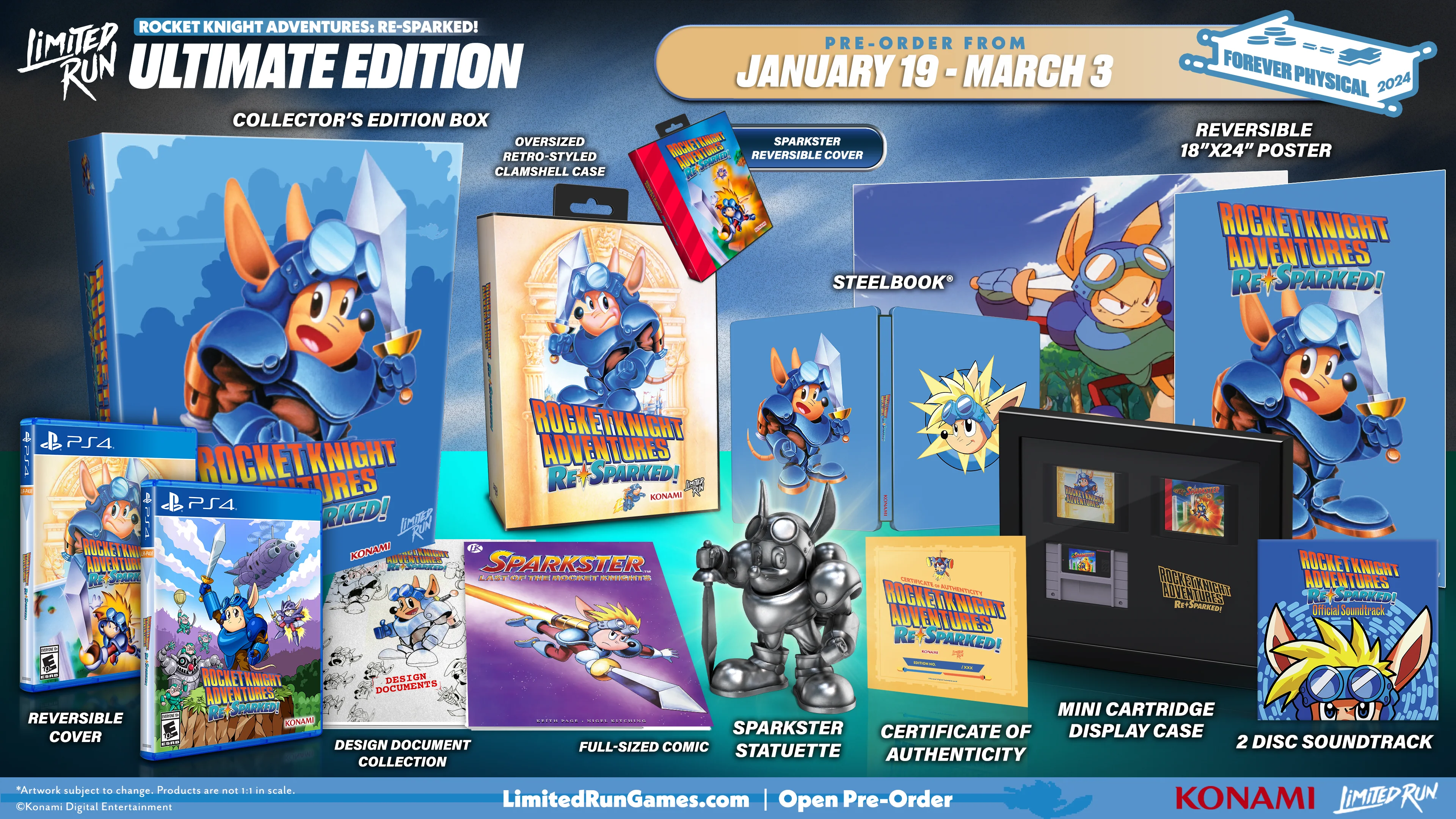 Limited Run #532: Rocket Knight Adventures: Re-Sparked Ultimate Edition (PS4) - Image 3