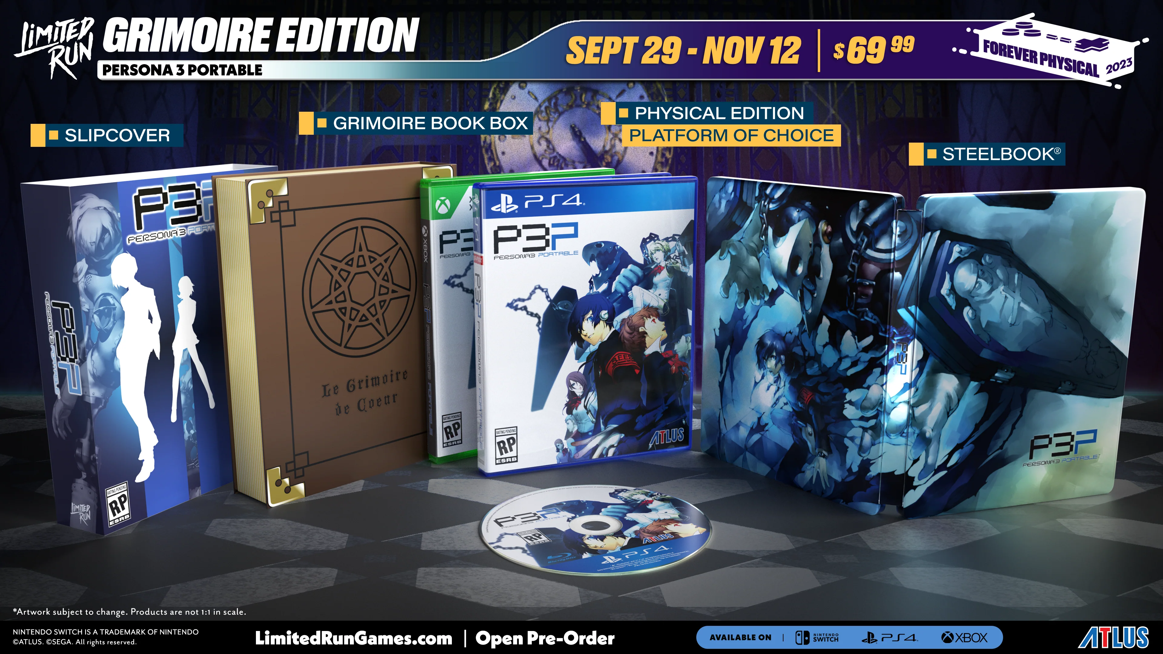 Limited Run #537: Persona 3 Portable Grimoire Edition (PS4) - Image 5