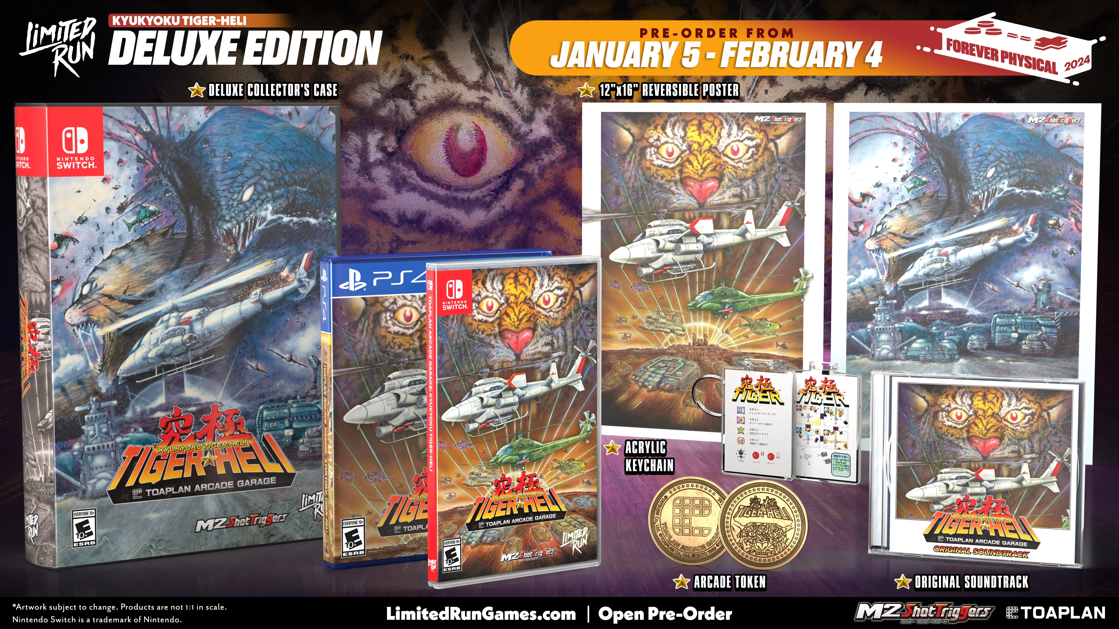 Limited Run #542: Toaplan Arcade Garage: Kyukyoku Tiger-Heli Deluxe Edition (PS4) - Image 3