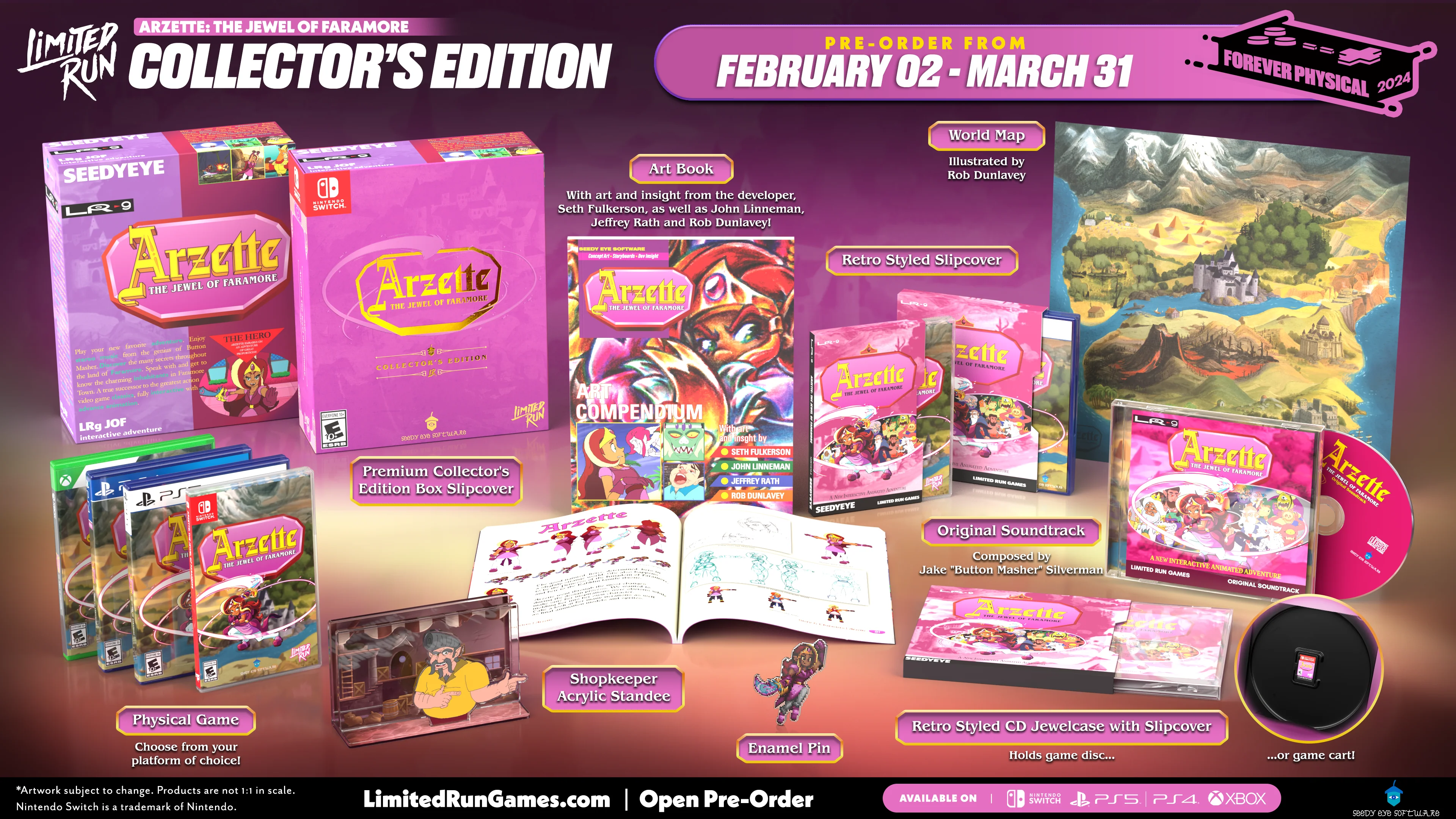 Limited Run #548: Arzette: The Jewel of Faramore Collector's Edition (PS4) - Image 4