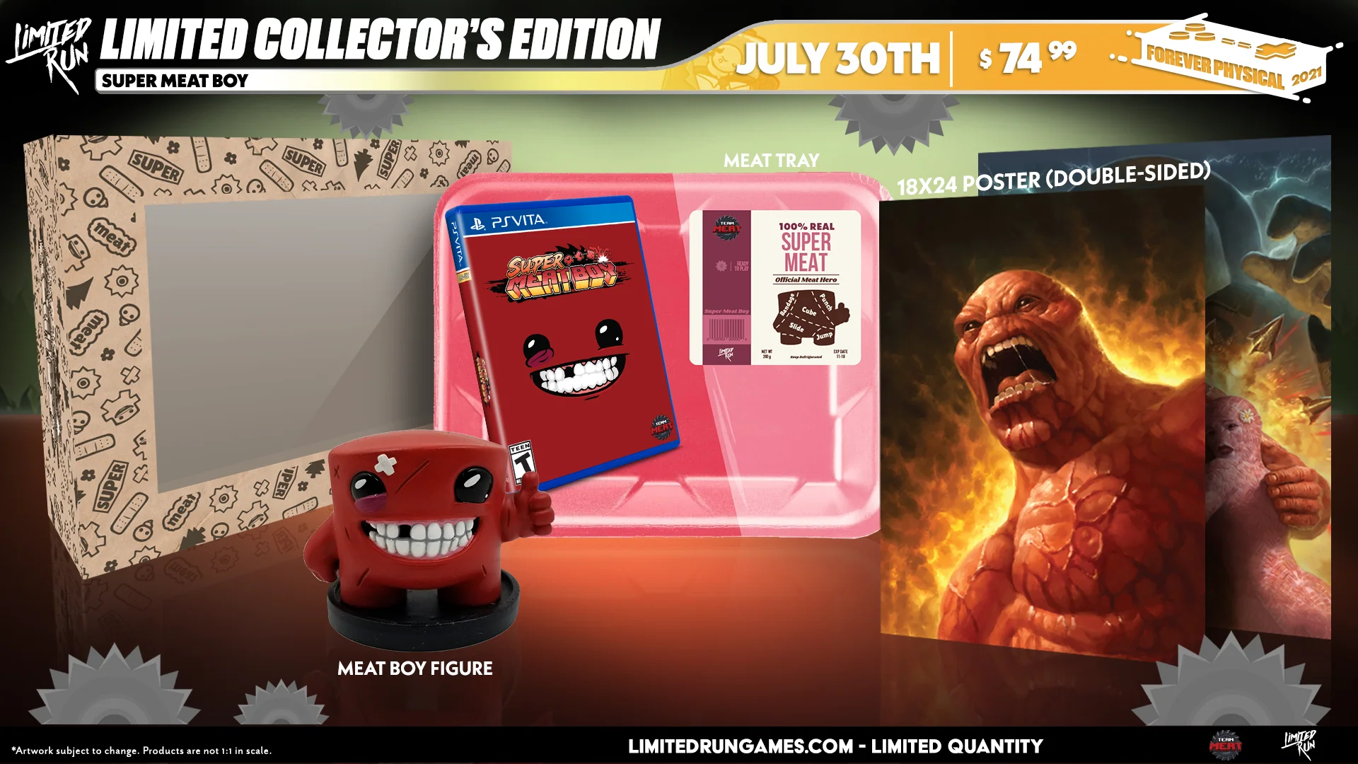 Limited Run #223 : Super Meat Boy Collector's Edition (Vita) - Image 2
