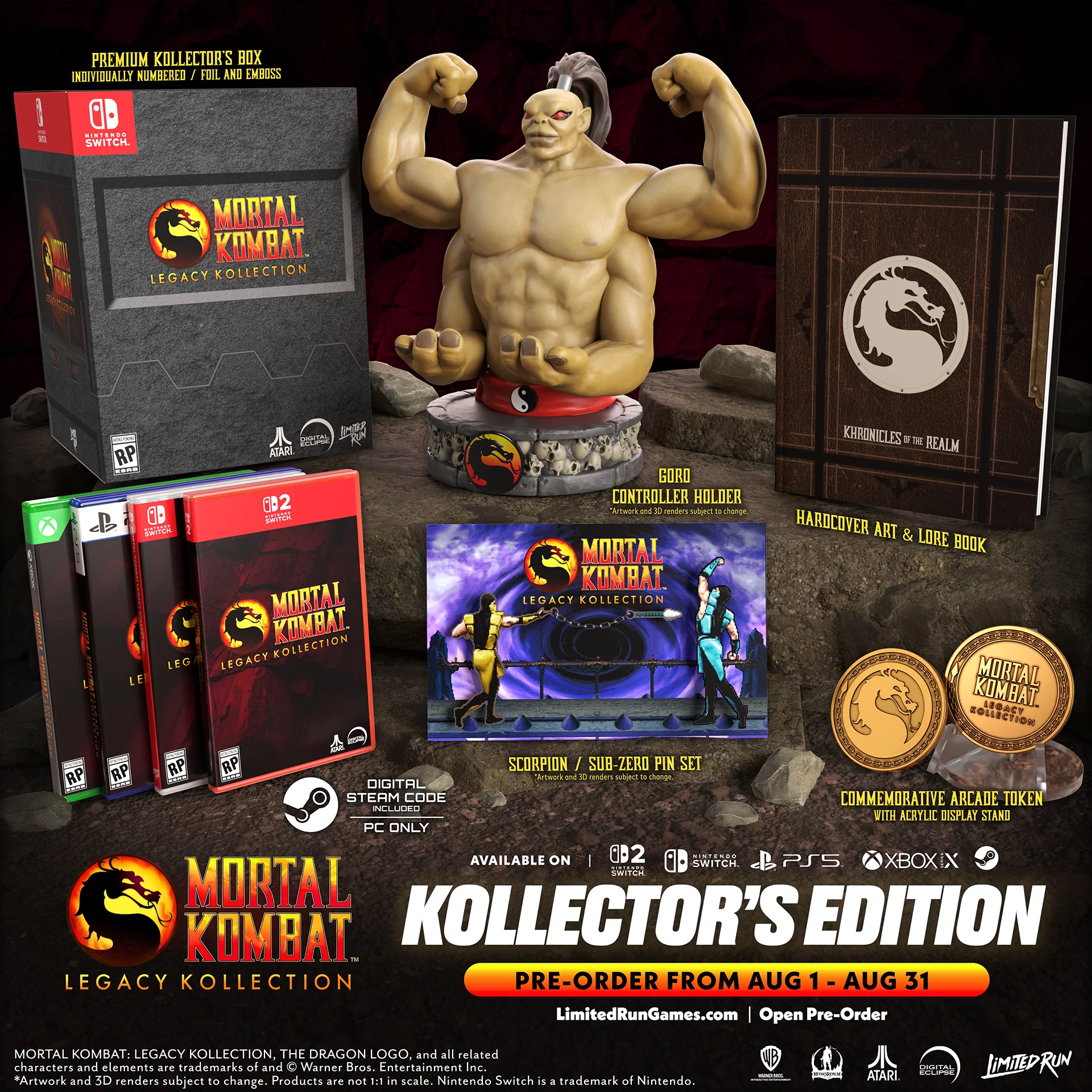 Mortal Kombat: Legacy Kollection Kollector's Edition (Switch, Switch 2, PS5, Xbox, PC) - Image 2