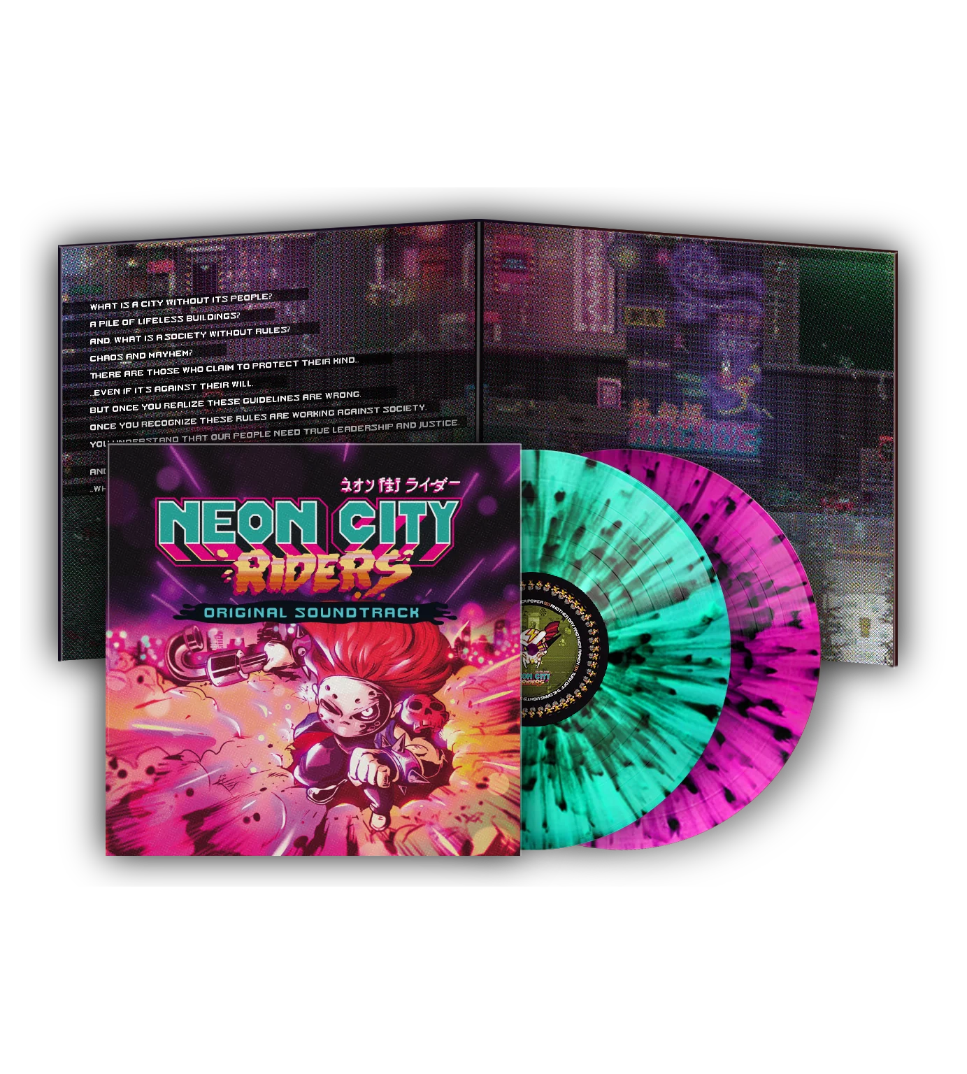 Neon City Riders - 2LP Vinyl Soundtrack - Image 3