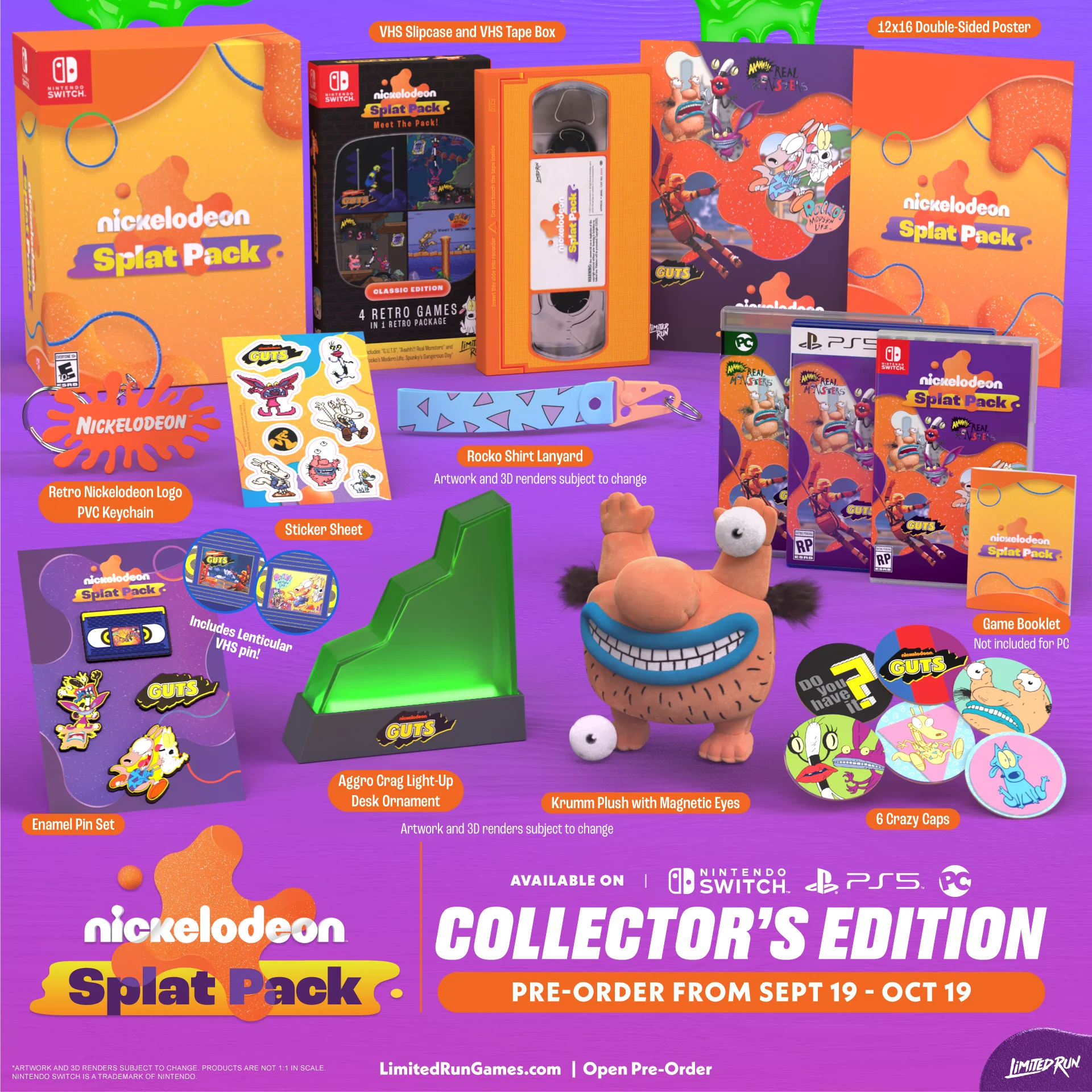 Nickelodeon Splat Pack Collector's Edition (Switch, PS5, PC) - Image 2