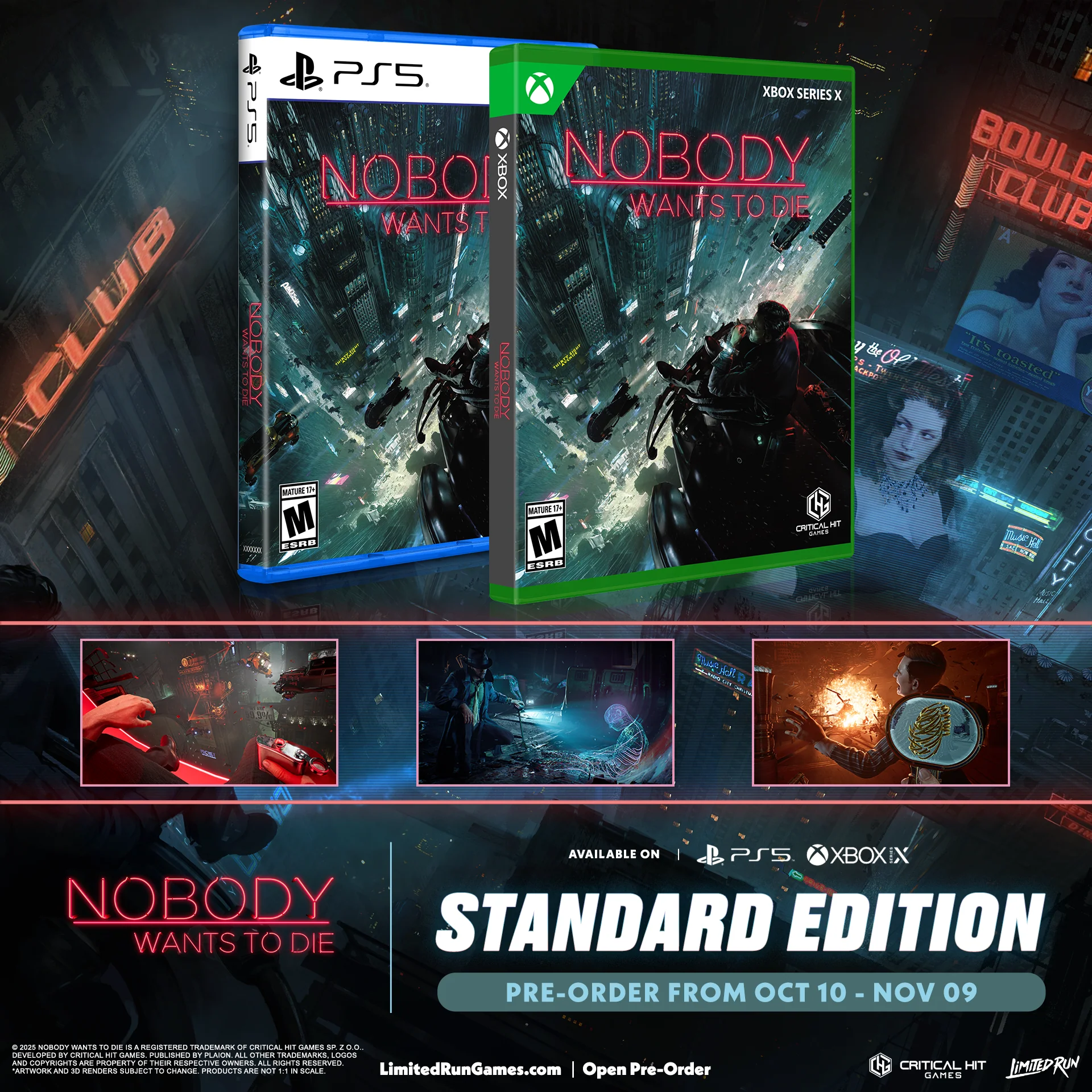 Nobody Wants to Die Standard Edition (PS5, Xbox) - Image 2