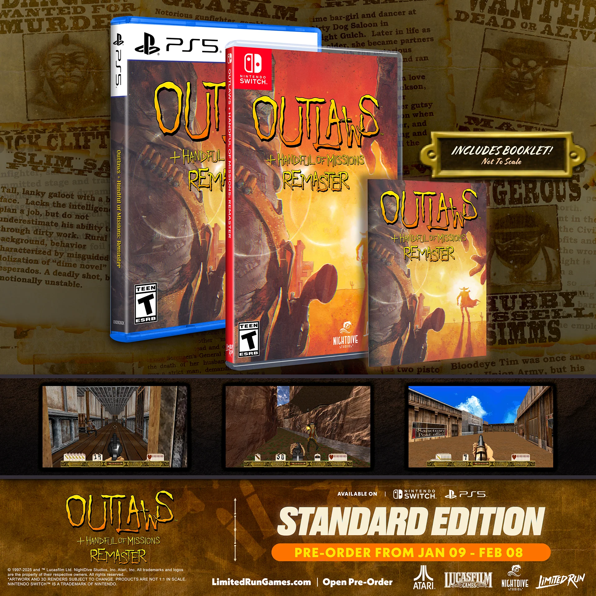 Outlaws + Handful of Missions: Remaster Standard Edition (Switch, PS5) - Image 2