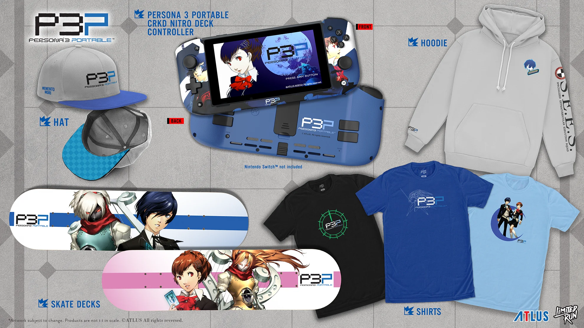 Persona 3 Portable Snapback Hat - Image 3