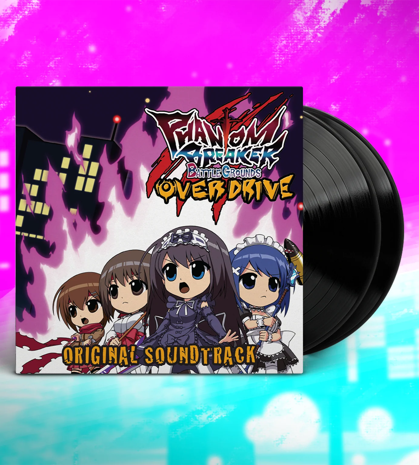 Phantom Breaker: Battle Grounds Overdrive - 2LP Vinyl Soundtrack - Image 2