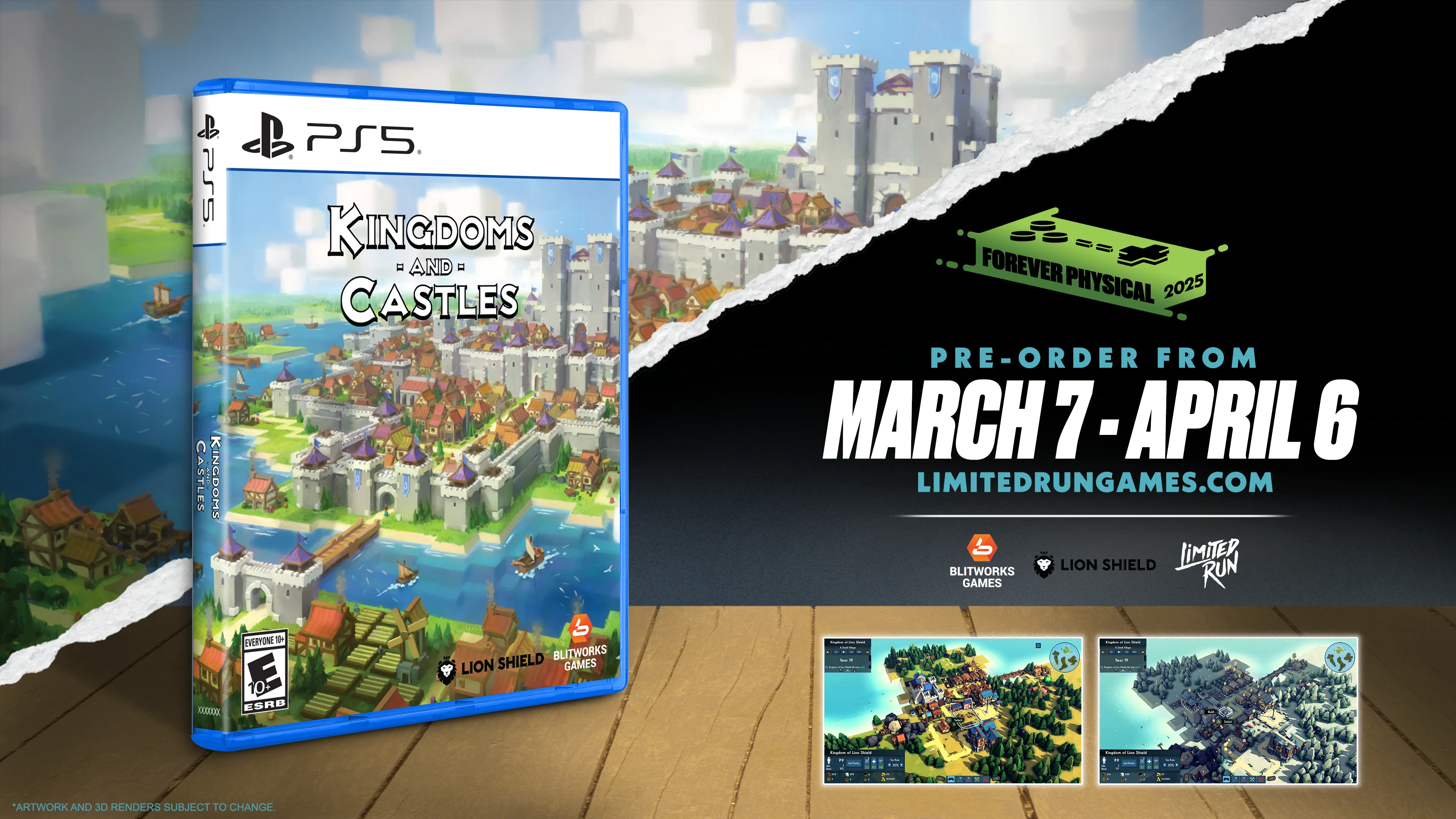 PS5 Limited Run #141: Kingdoms and Castles - Image 2