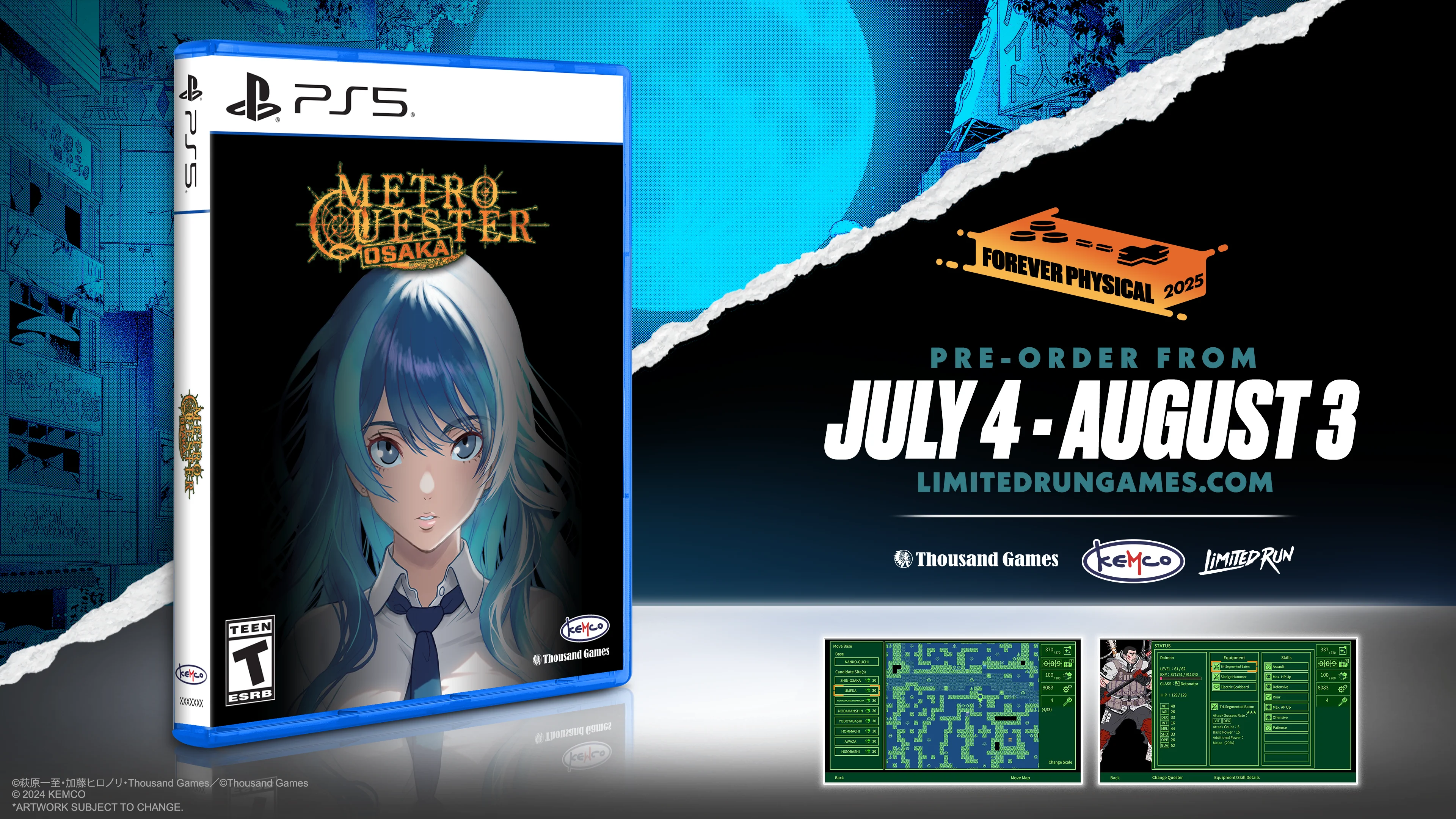 PS5 Limited Run #155: METRO QUESTER | OSAKA - Image 2