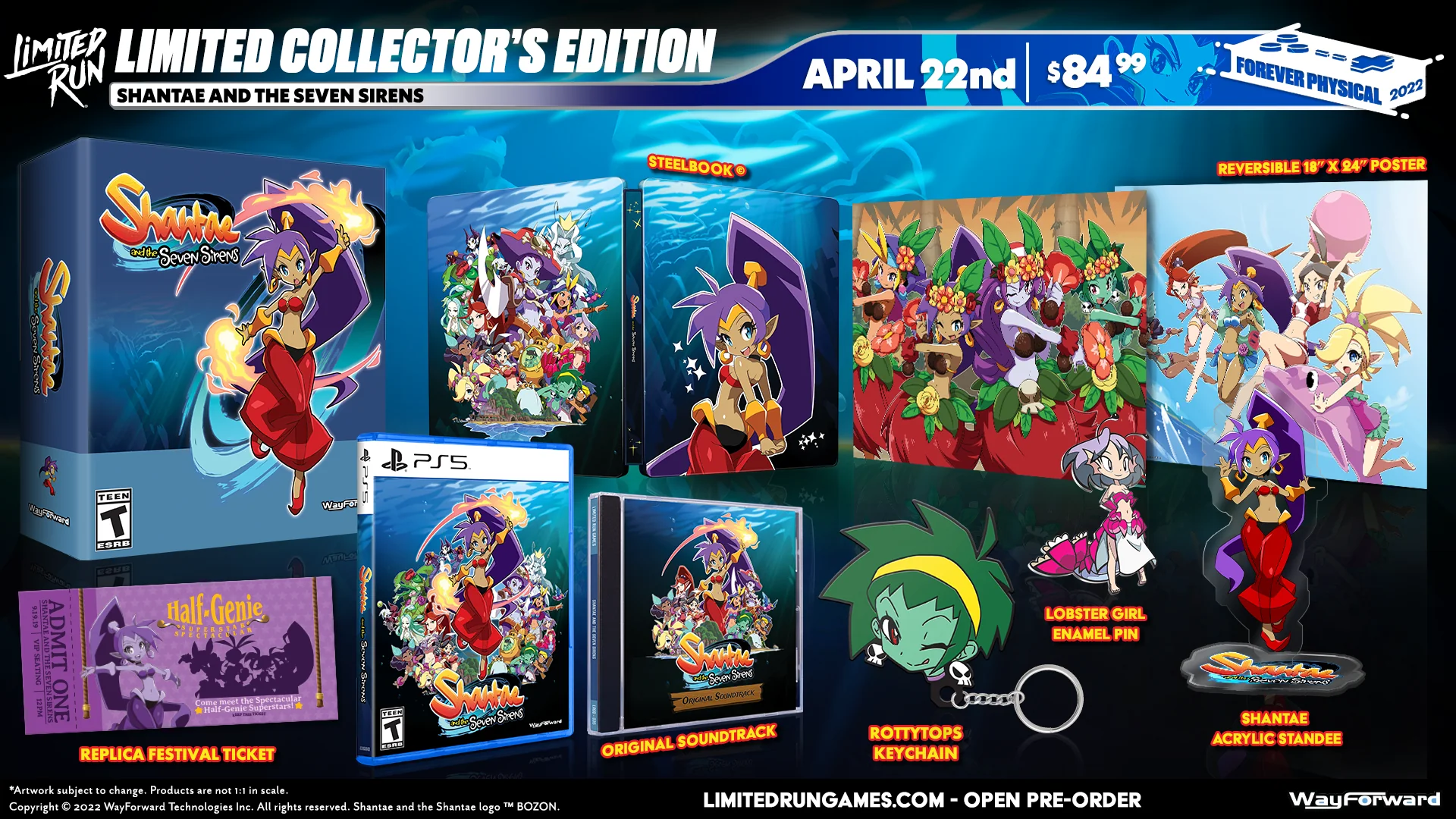 PS5 Limited Run #7: Shantae and the Seven Sirens Collector's Edition - Image 3