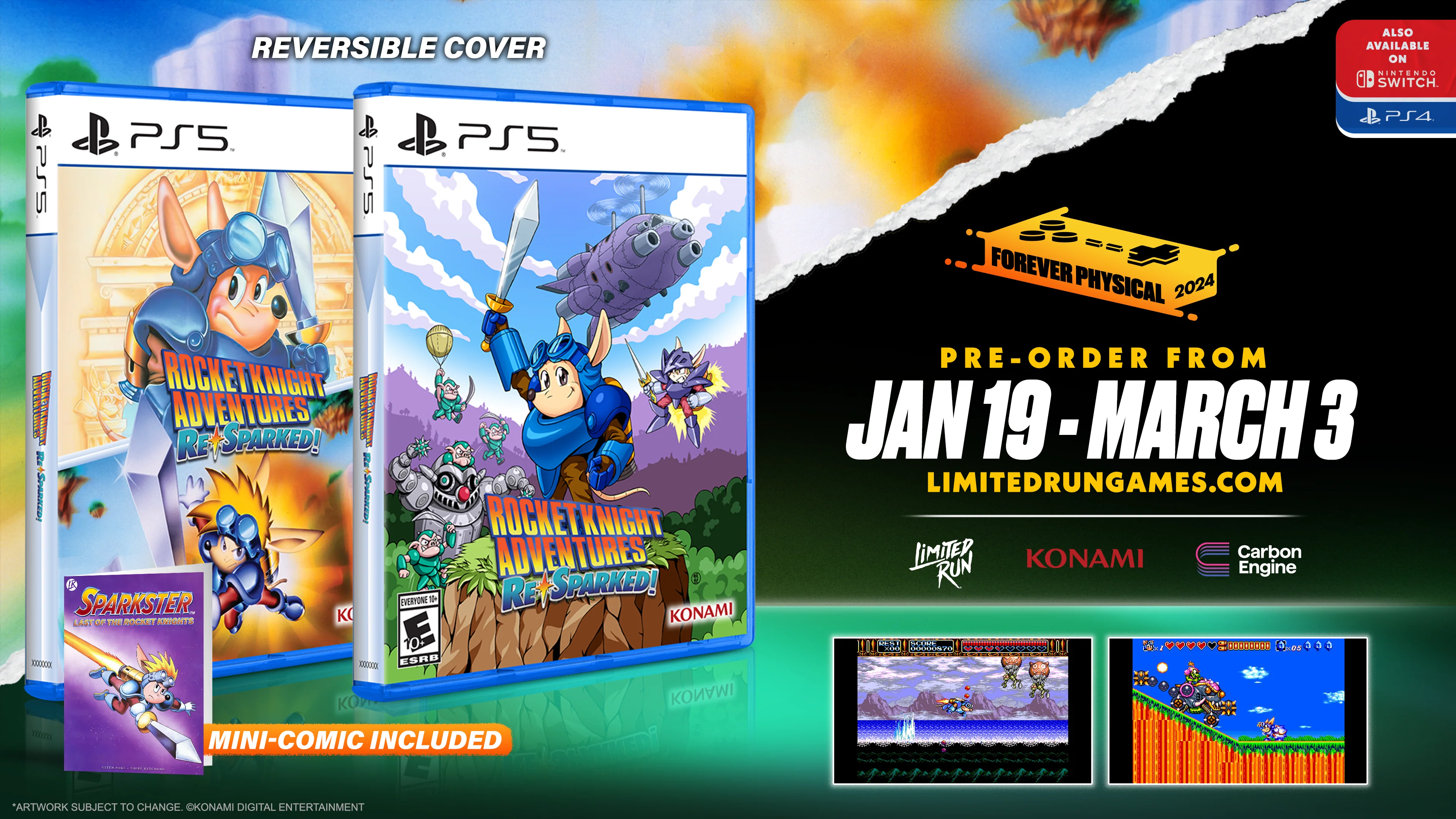 PS5 Limited Run #77: Rocket Knight Adventures: Re-Sparked - Image 4