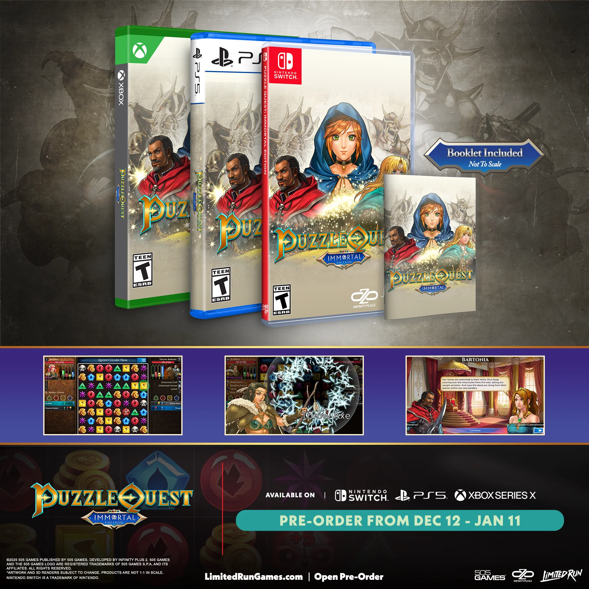 Puzzle Quest: Immortal Edition Standard Edition (Switch, PS5, Xbox) - Image 2