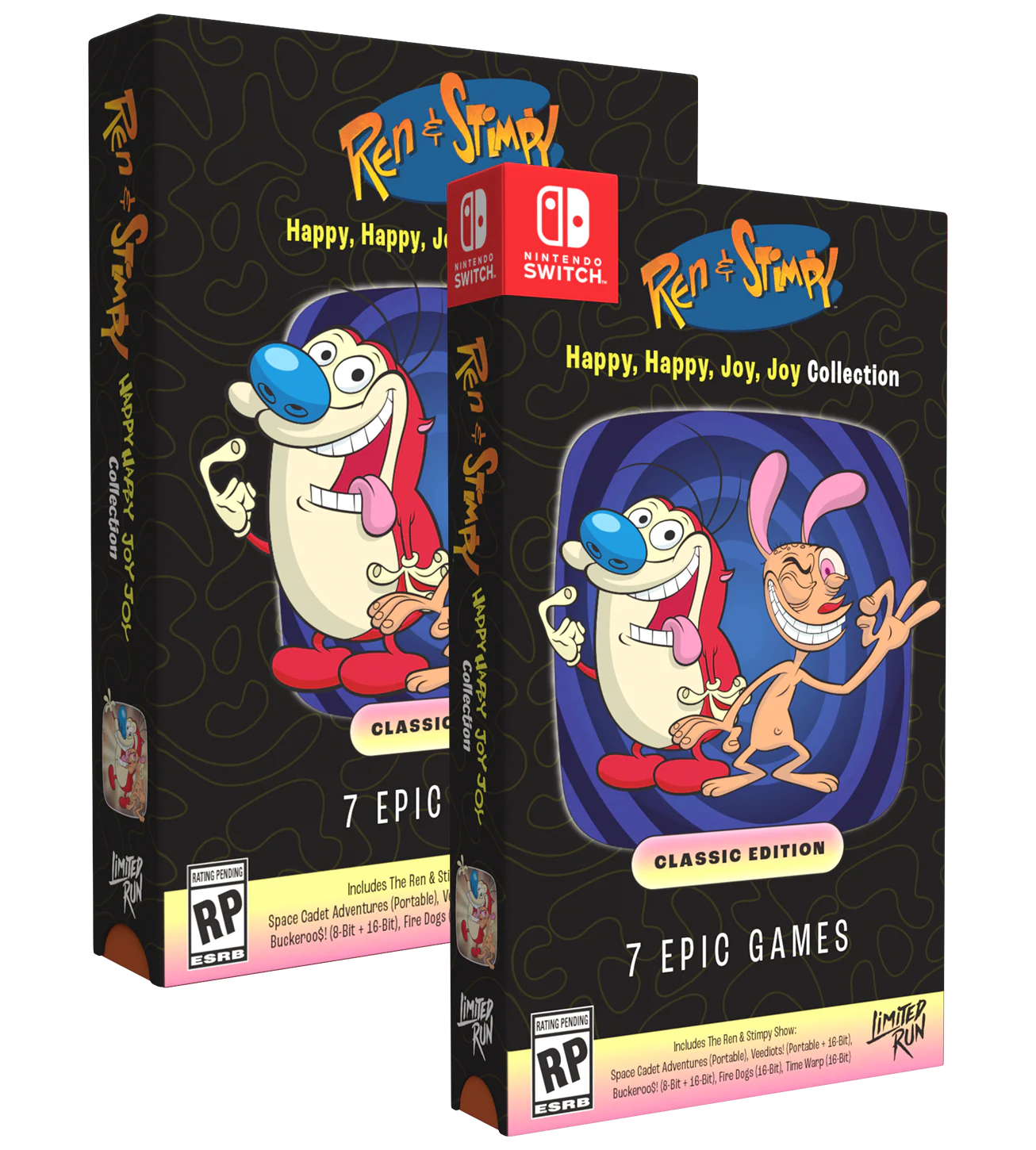 Ren & Stimpy Happy, Happy, Joy, Joy Collection Classic Edition (Switch, PS5, PC)